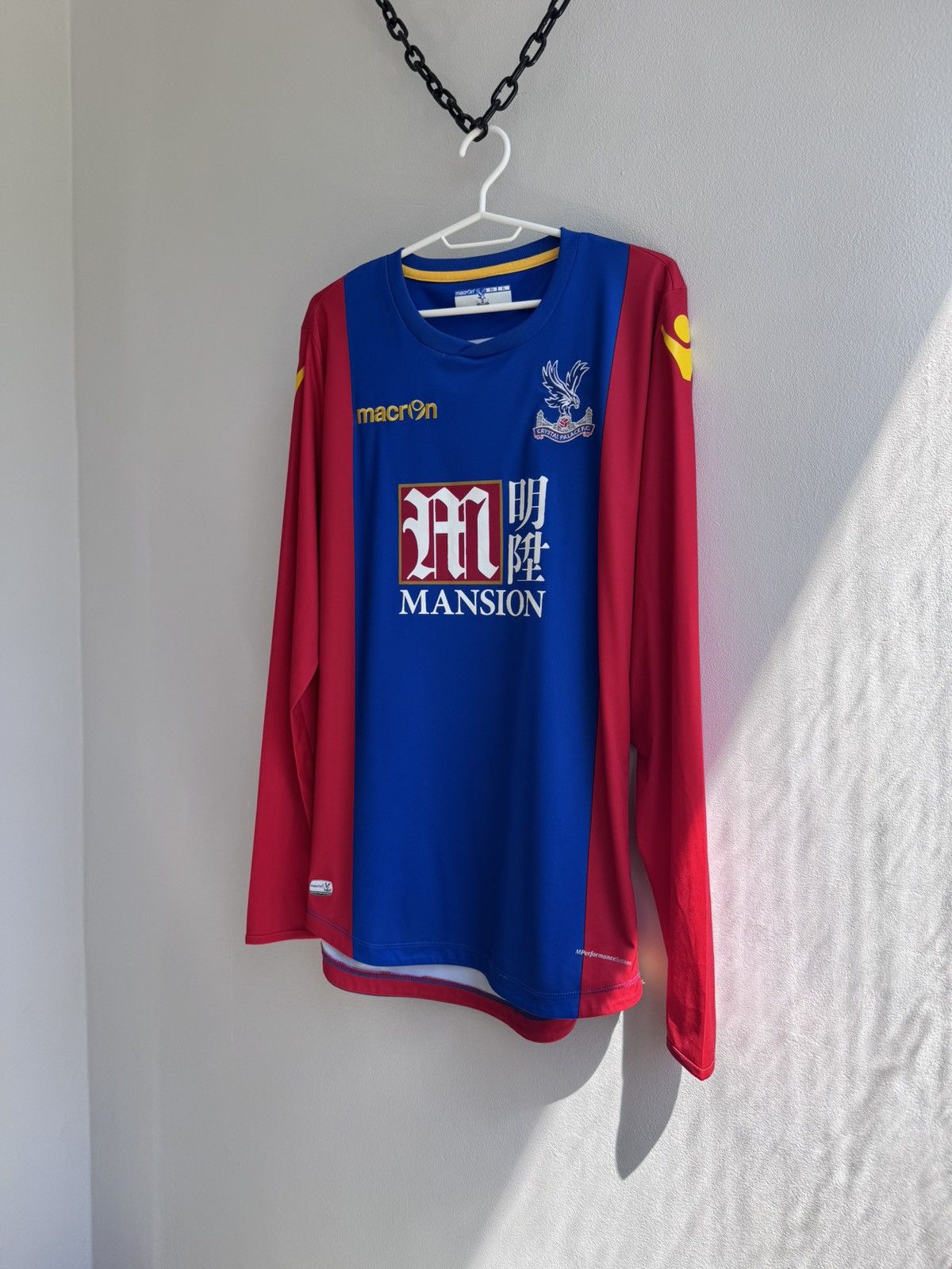 Vintage CRYSTAL PALACE 2016 2017 LONG SLEEVE SHIRT SOCCER JERSEY Size US XL / EU 56 / 4 - 2 Thumbnail