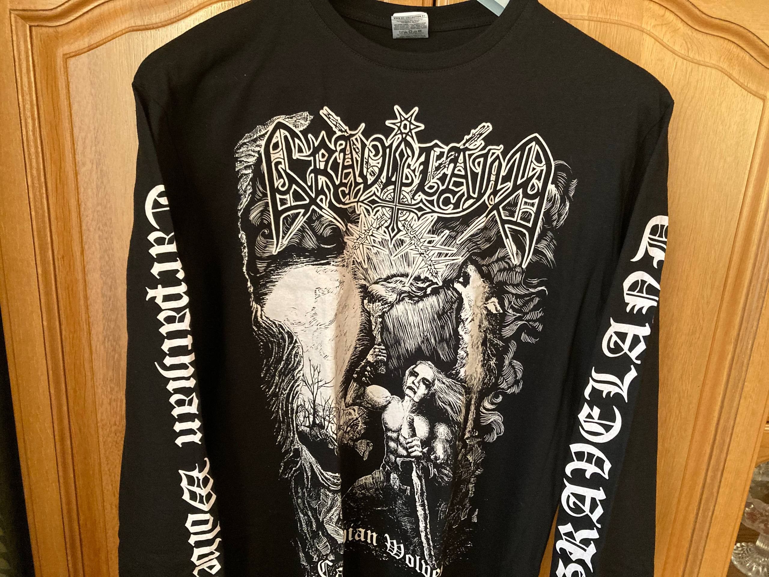 Band Tees Long Sleeve Graveland - Wolves - Black metal band Size US L / EU 52-54 / 3 - 2 Thumbnail