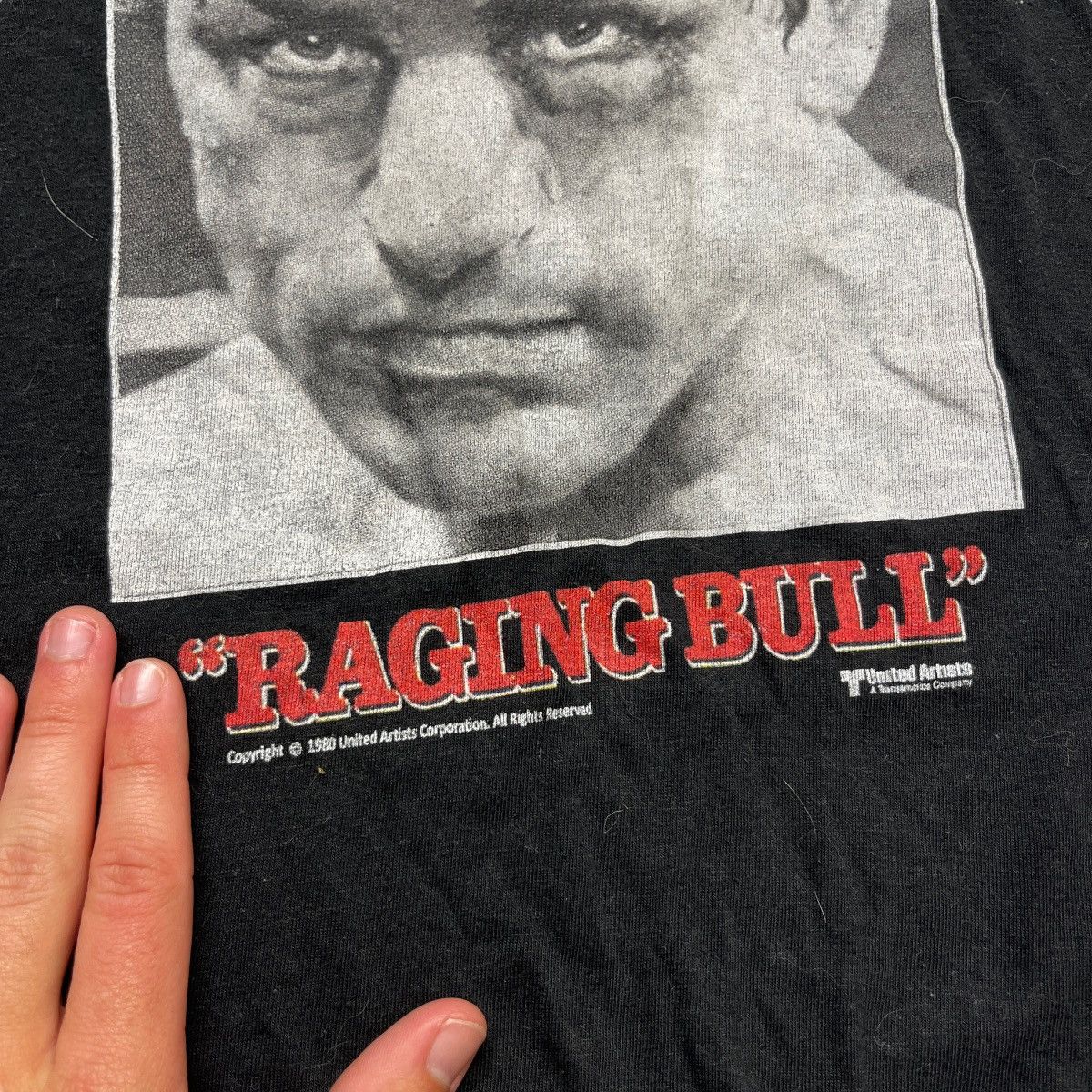 Changes × Vintage 80s Robert De Niro The Raging Bull Tee Size US M / EU 48-50 / 2 - 4 Thumbnail