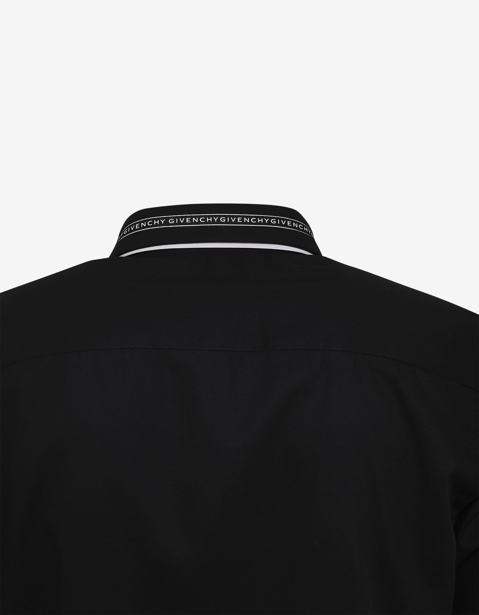 Givenchy Givenchy Black Logo Collar Shirt SIZE 42 Size US L / EU 52-54 / 3 - 4 Thumbnail