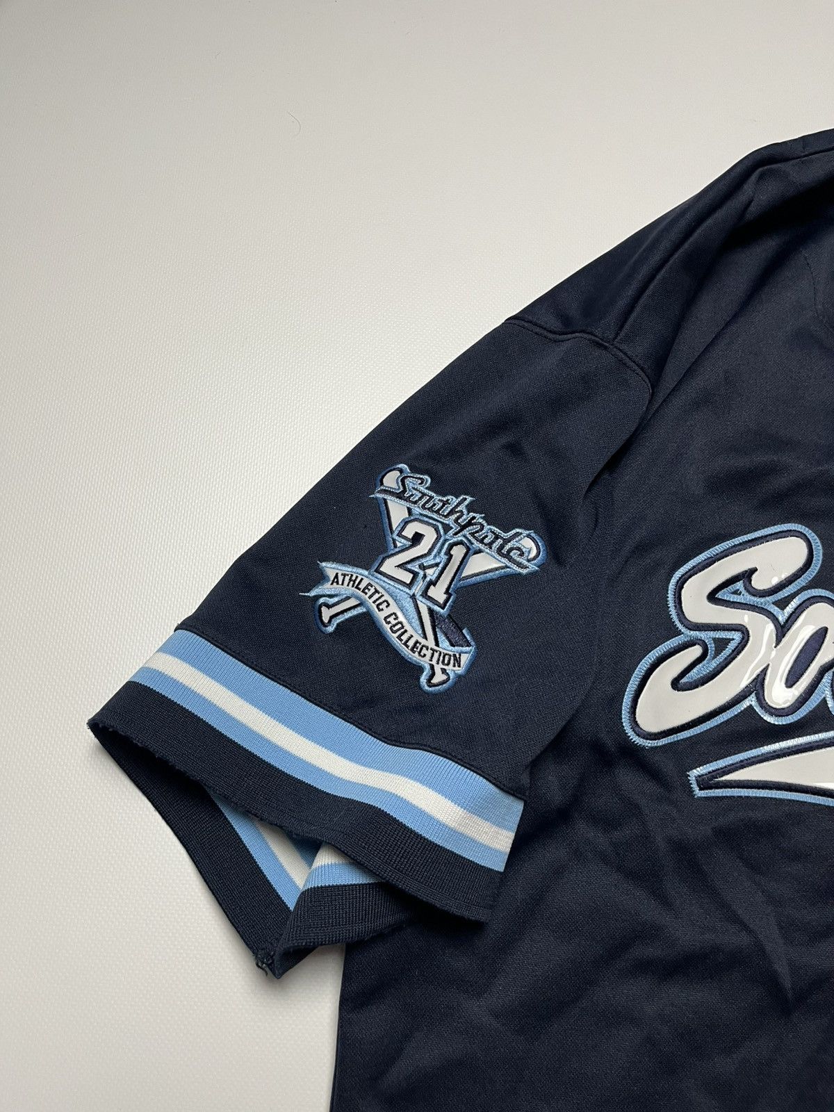Southpole Vintage Southpole Baseball Jersey Navy Blue #21 Y2K XL Size US XL / EU 56 / 4 - 3 Thumbnail