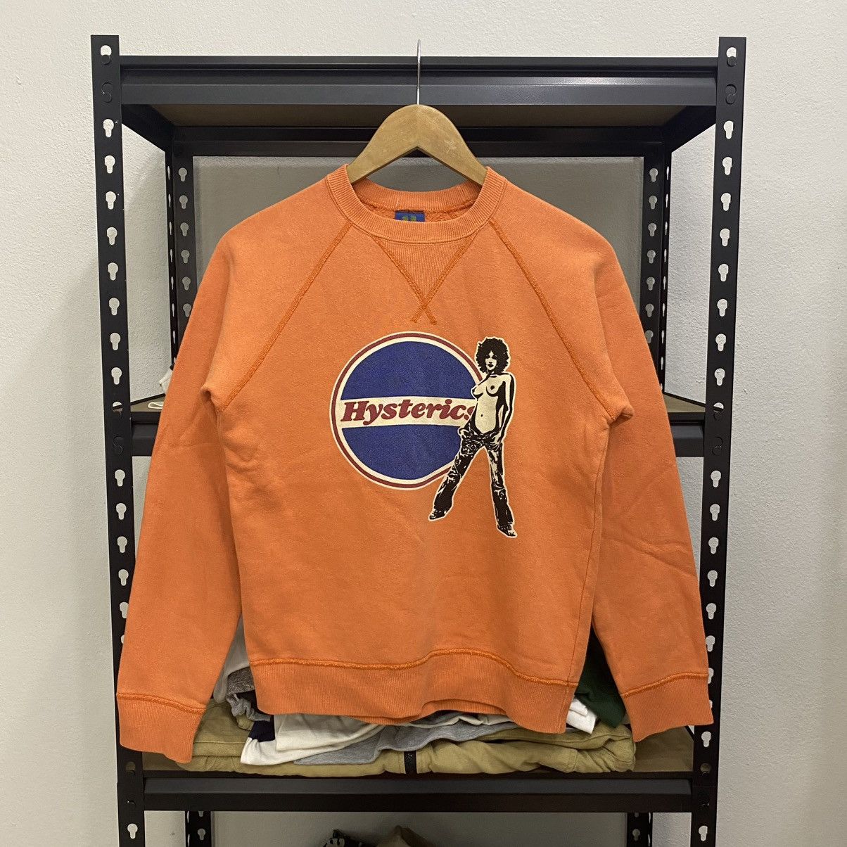 Hysteric Glamour Vintage Orange Hysteric Glamour Naked Girl sweatshirt Size US S / EU 44-46 / 1 - 1 Thumbnail
