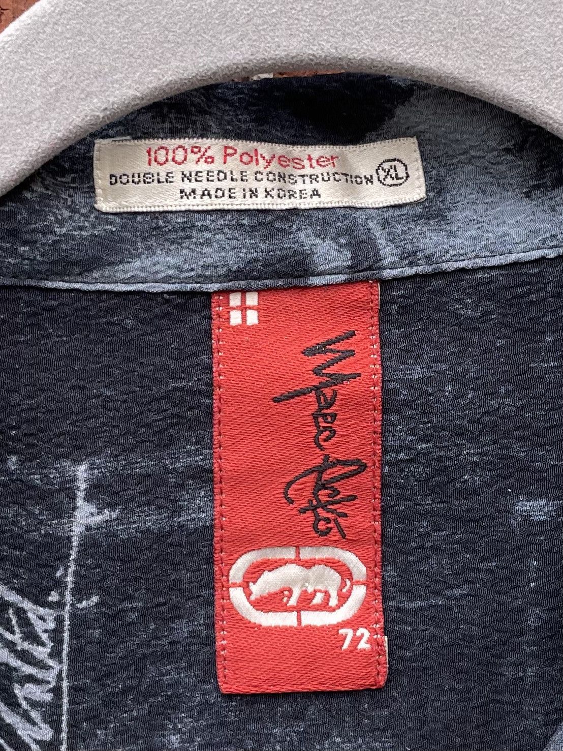 Marc Ecko Rare Vintage Y2k Marc Echo Faces AOP button Shirt Size US XL / EU 56 / 4 - 2 Thumbnail