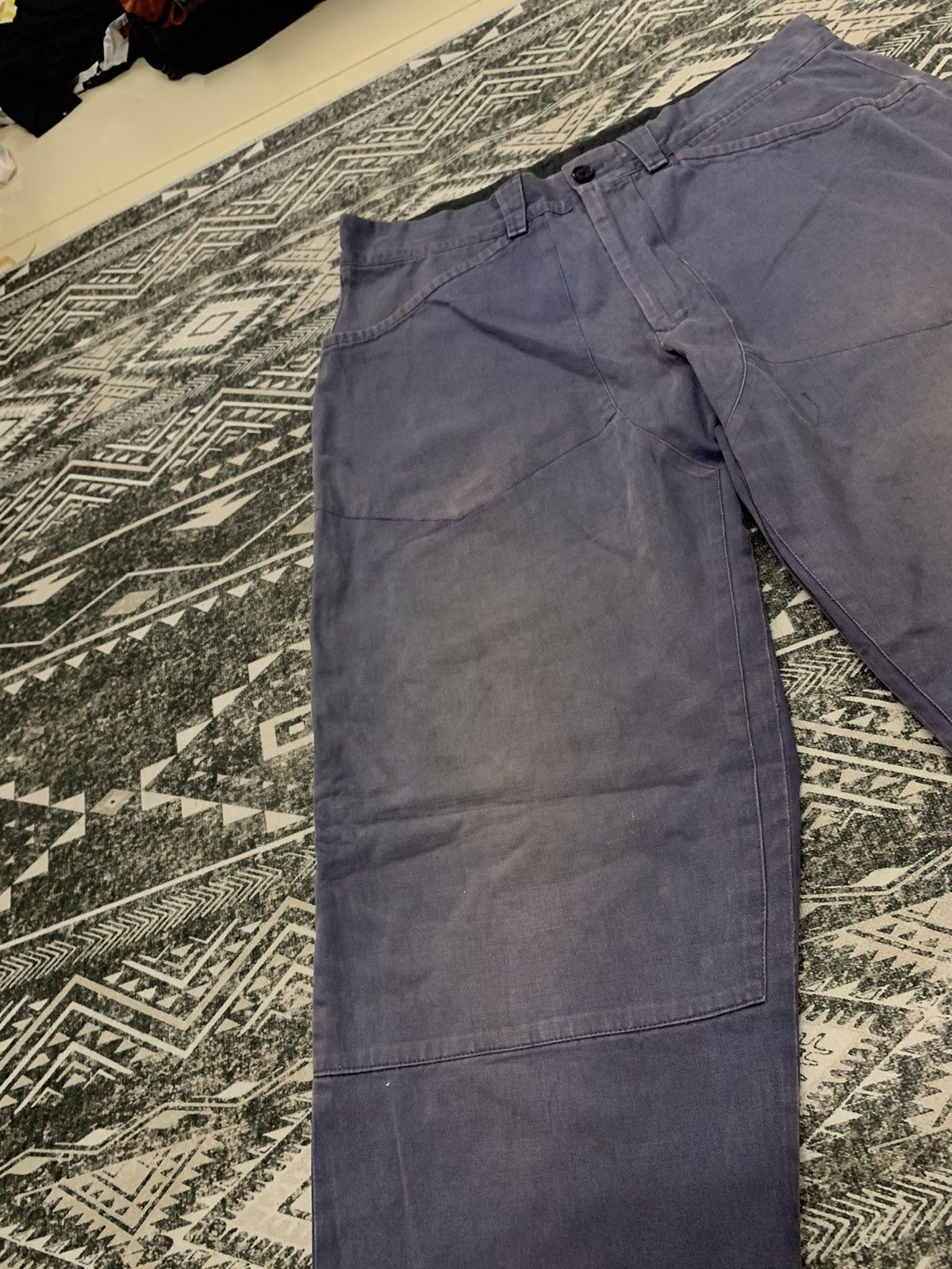 Yohji Yamamoto 🔥DOUBLE KNEE🔥YS FOR MEN RARE FADED PANT Size US 35 - 7 Thumbnail