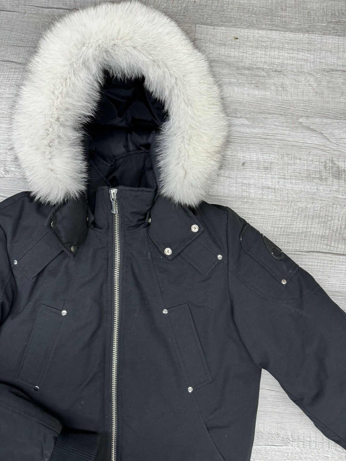 Moose Knuckles Moose Knuckles Original Ballistic Bomber Fur Jacket Size US L / EU 52-54 / 3 - 2 Thumbnail