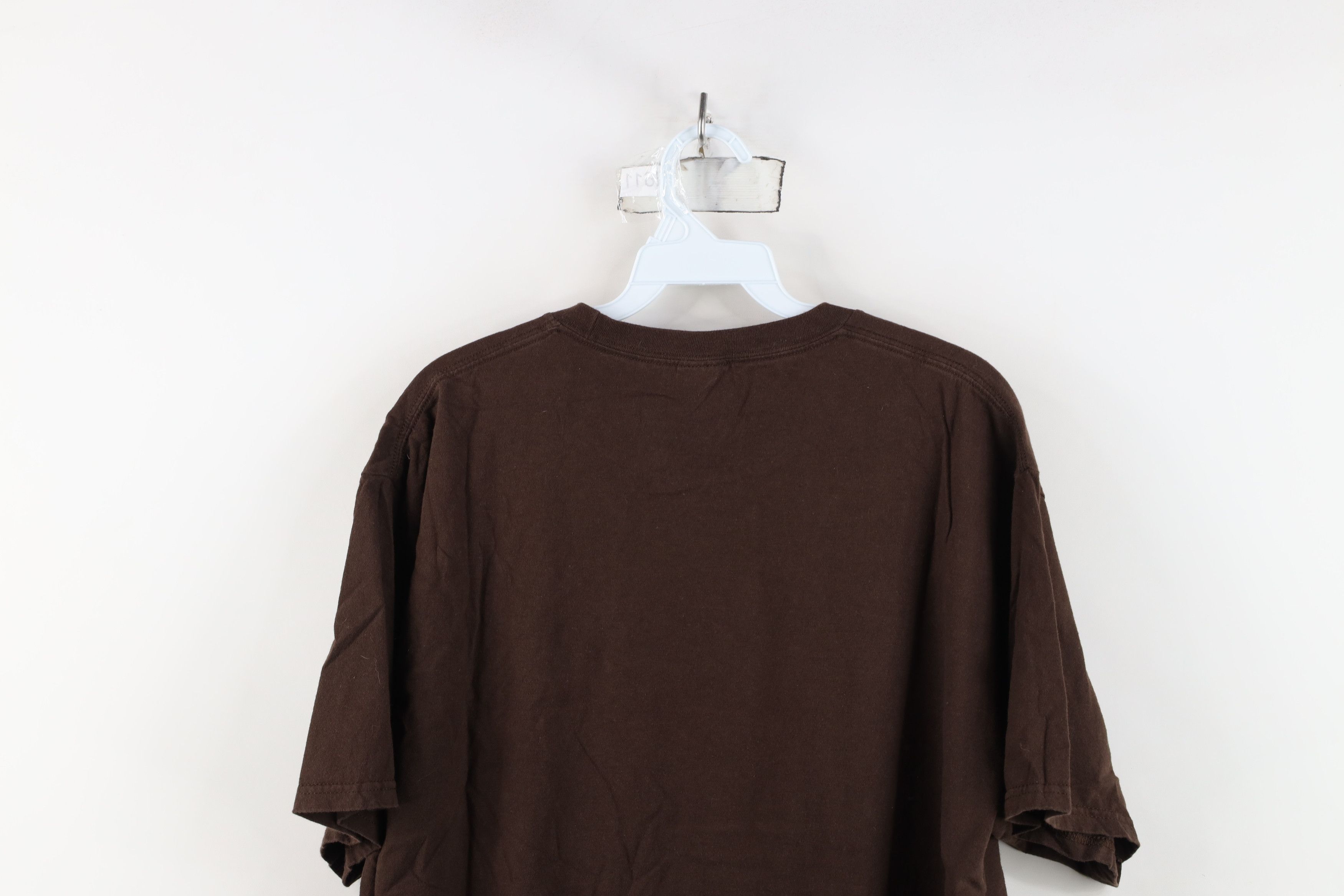 Vintage Vintage Streetwear Machine Gun Short Sleeve T-Shirt Brown Size US XL / EU 56 / 4 - 11 Thumbnail