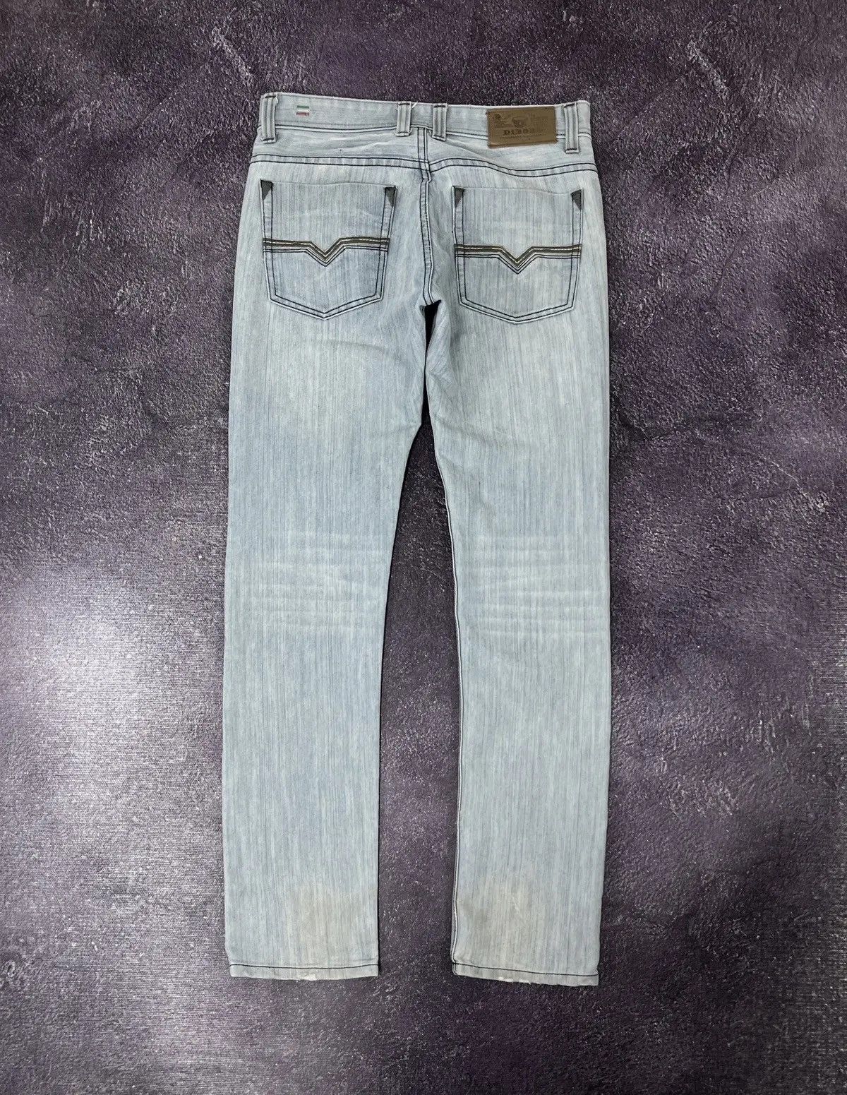 Diesel Vintage Diesel Light Blue Avant Garde Denim Jeans Size US 30 / EU 46 - 1 Thumbnail