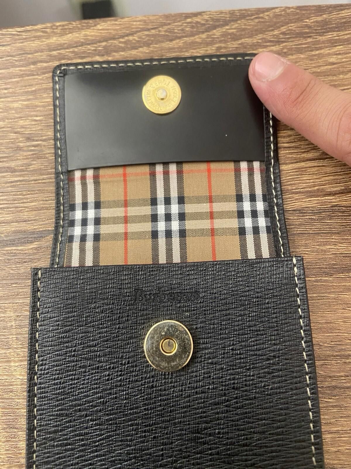 Burberry Burberry Burberrys nova check black leather cigarette case Size ONE SIZE - 11 Thumbnail