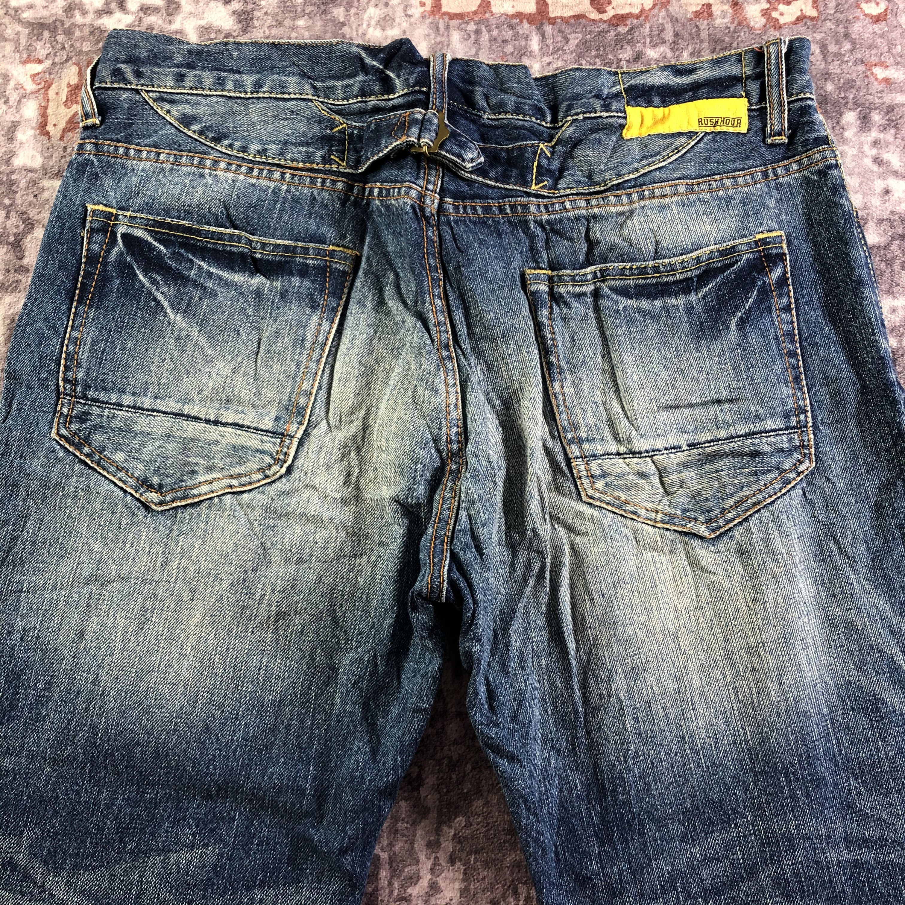 Japanese Brand Vintage Rush Hour Japan Selvedge Jeans-JM3550 Size US 38 / EU 54 - 4 Thumbnail