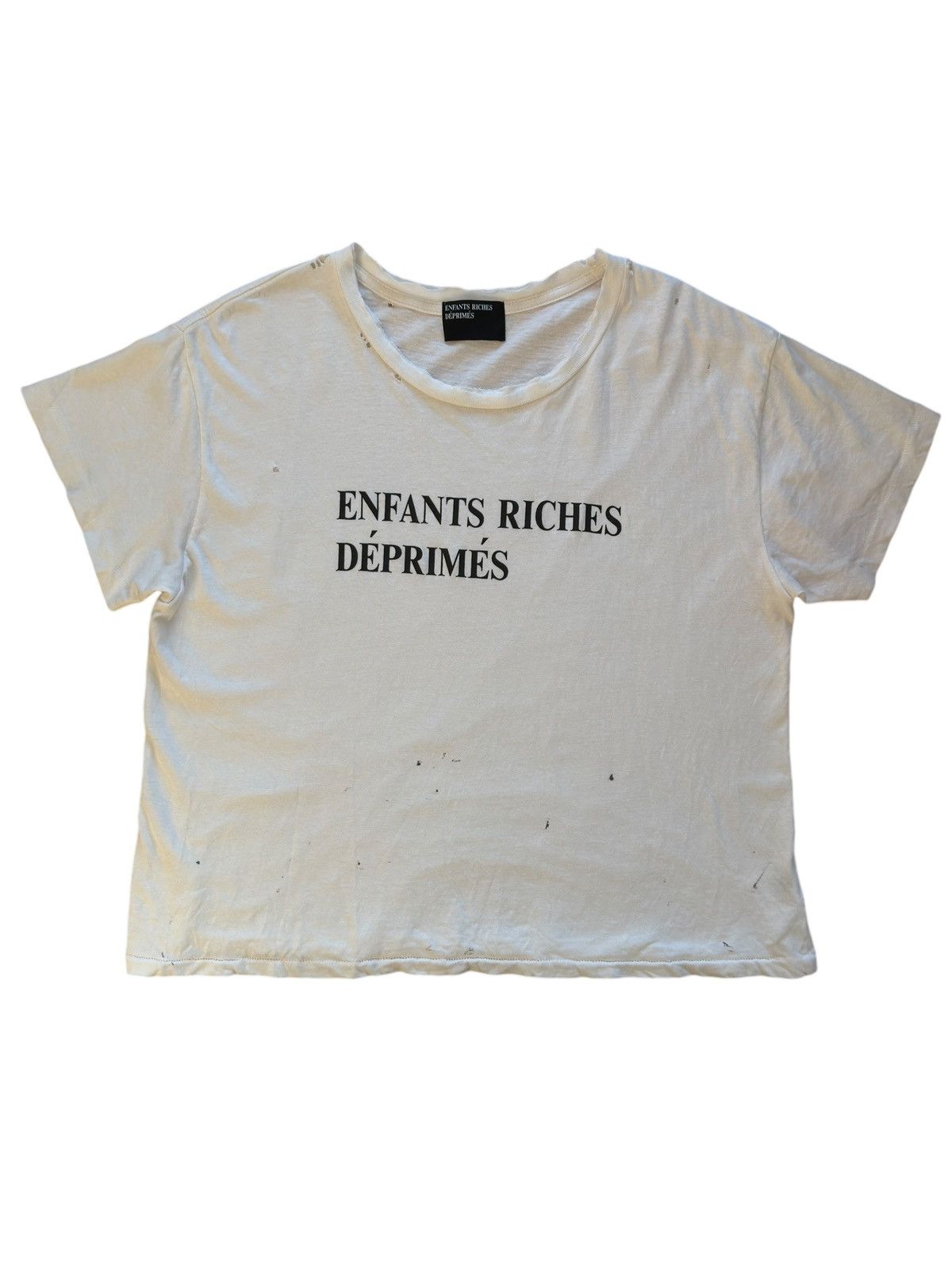 Enfants Riches Déprimés Logo Tee Shirt White
