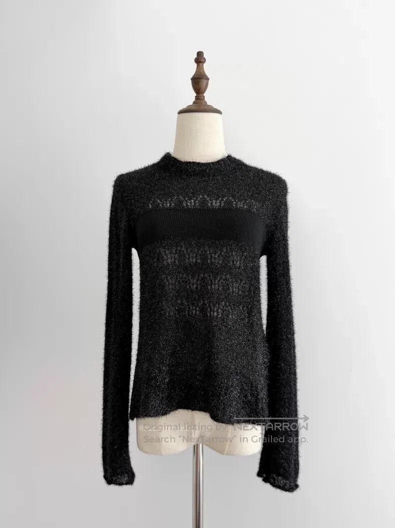 Comme des Garcons Comme Des Garcons size F Shiny Knit Top Size XS / US 0-2 / IT 36-38 - 1 Thumbnail