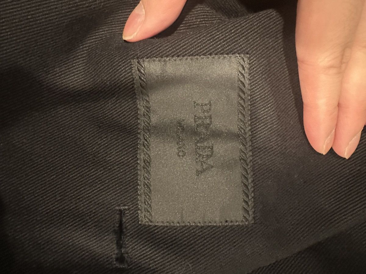 Prada Prada SS22 Cotton Drill Unlined Blazer Size US L / EU 52-54 / 3 - 6 Thumbnail