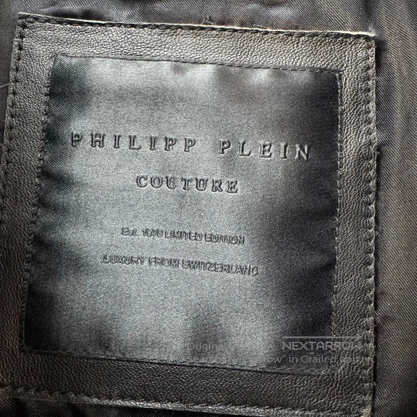 Philipp Plein philipp plein black embellished leather jacket. Size US S / EU 44-46 / 1 - 6 Thumbnail