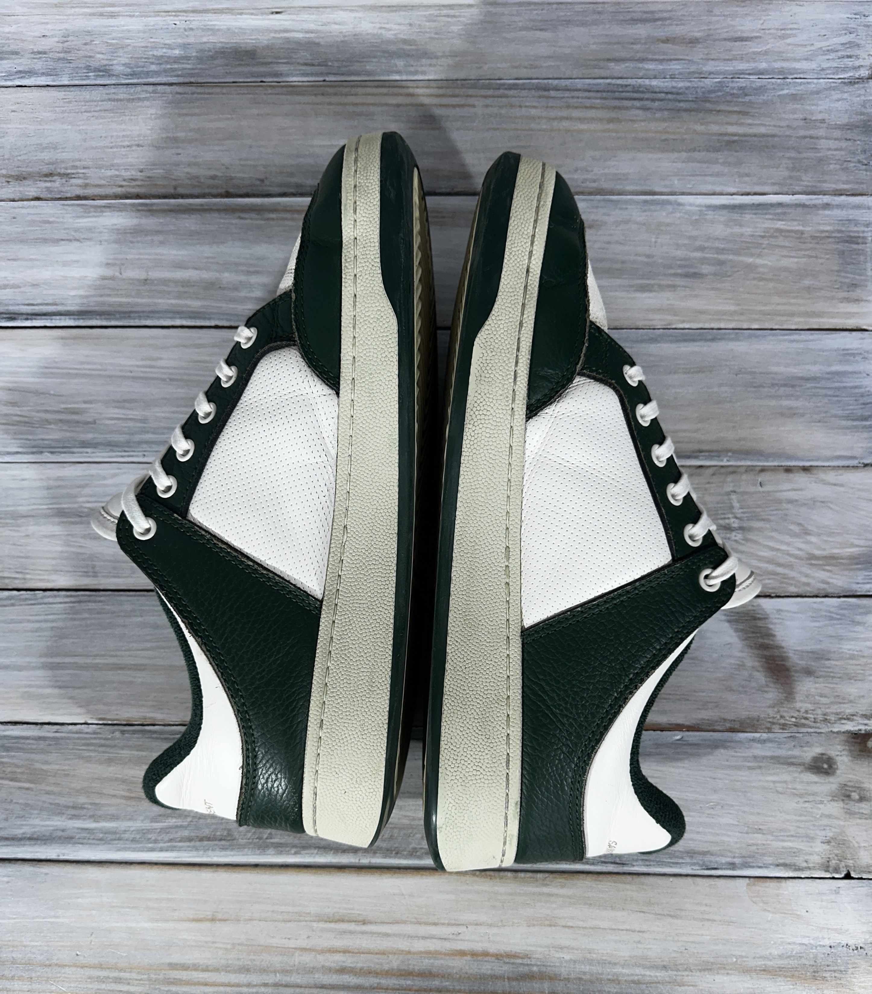 Yves Saint Laurent SAINT LAURENT SL/61 Low-Top Leather Sneakers Made In Italy Size US 10 / EU 43 - 20 Thumbnail