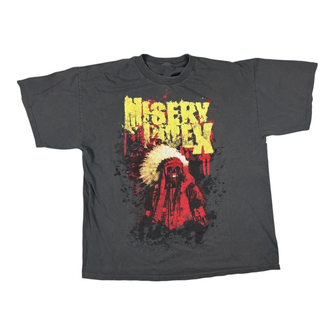 Band Tees Misery Index - Indian skull 00’s Size US XL / EU 56 / 4 - 1 Thumbnail