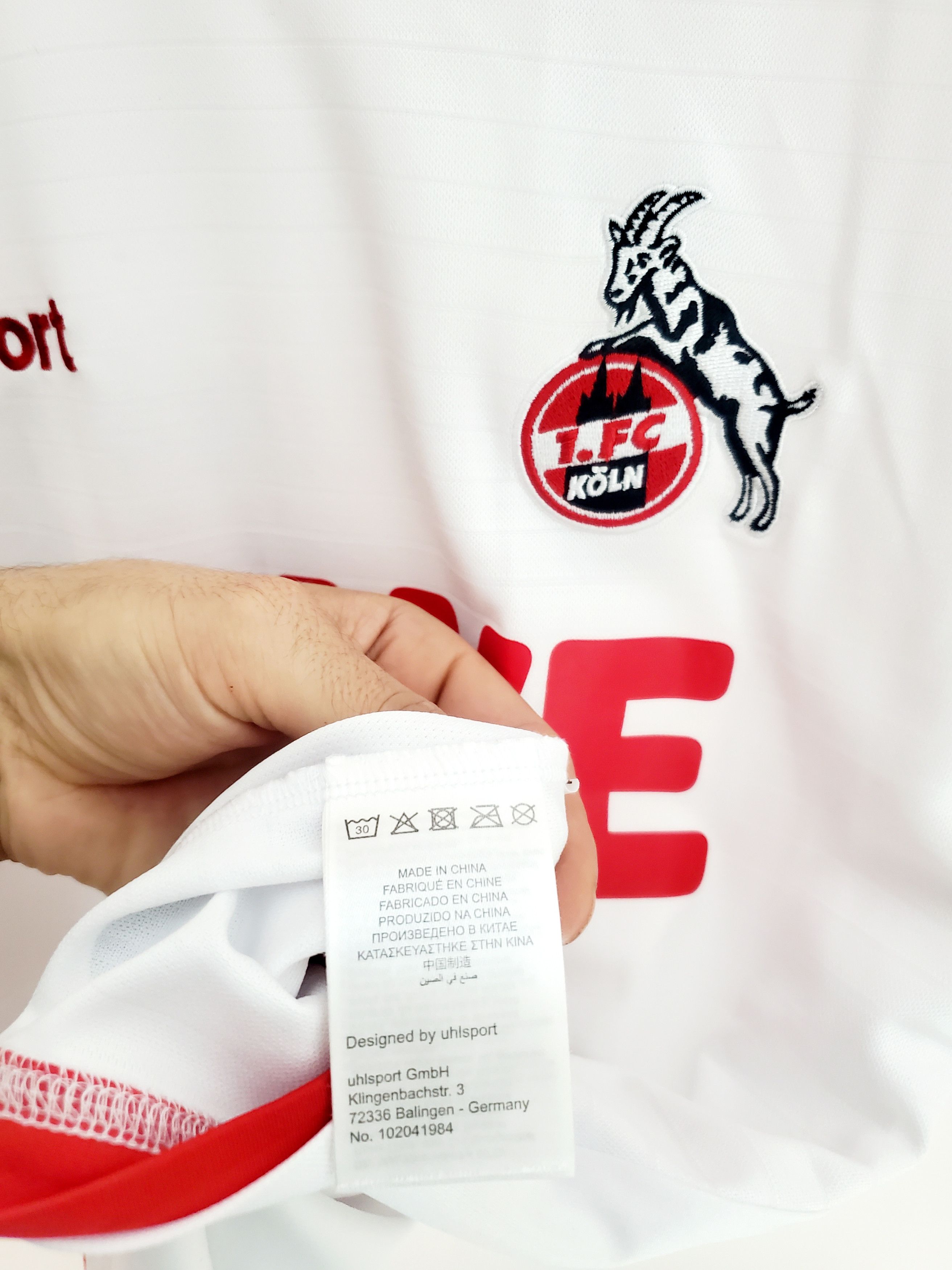 Sports Specialties 1. FC Köln Koln 2019/2020 Home Jersey Uhlsport L Size US L / EU 52-54 / 3 - 6 Thumbnail