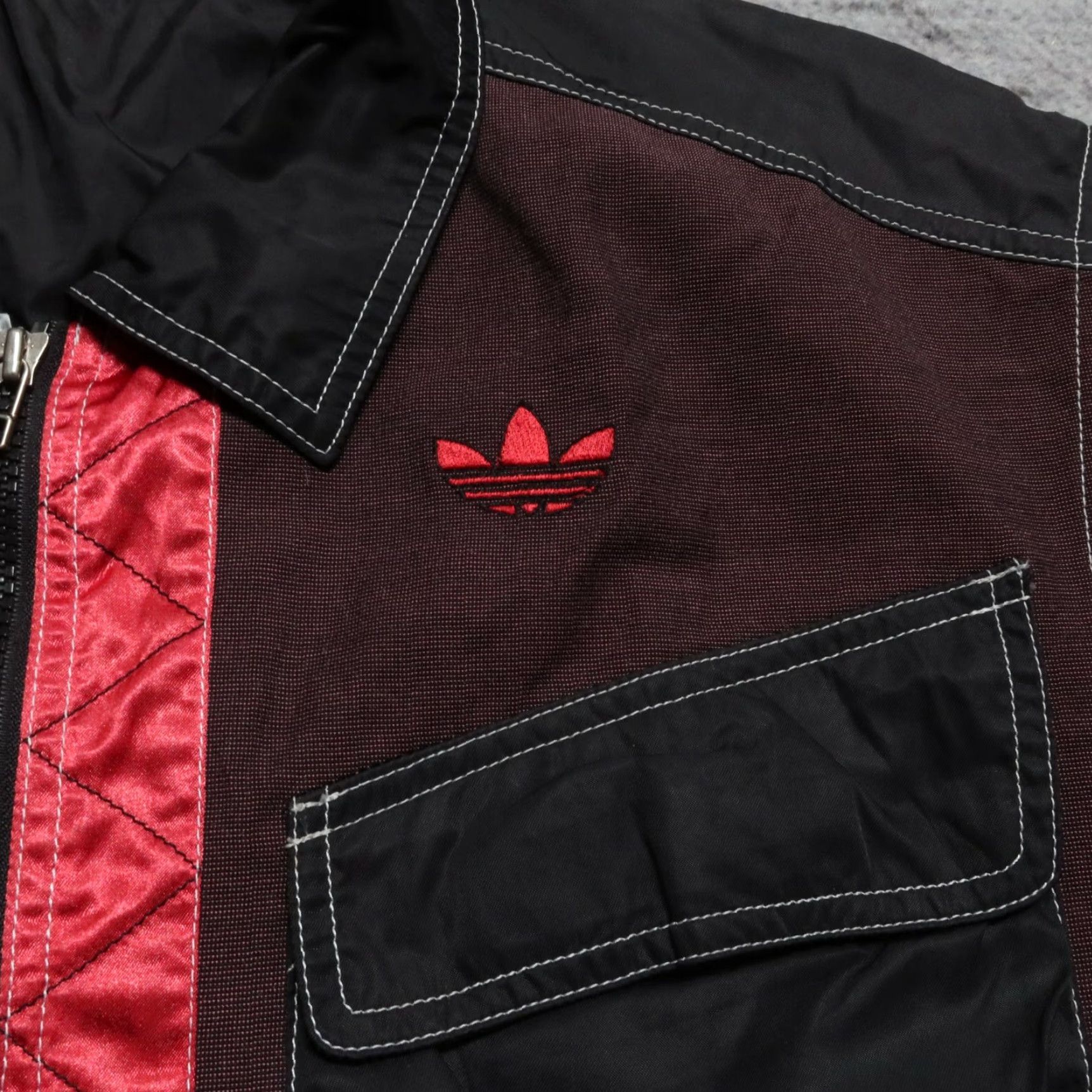 Adidas VINTAGE Adidas Nylon Multi Pocket Jacket Men M Black 90s Short Sleeve? Size US M / EU 48-50 / 2 - 4 Thumbnail
