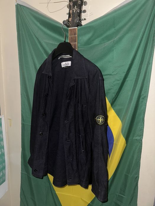 Vintage stone island overshirt sale