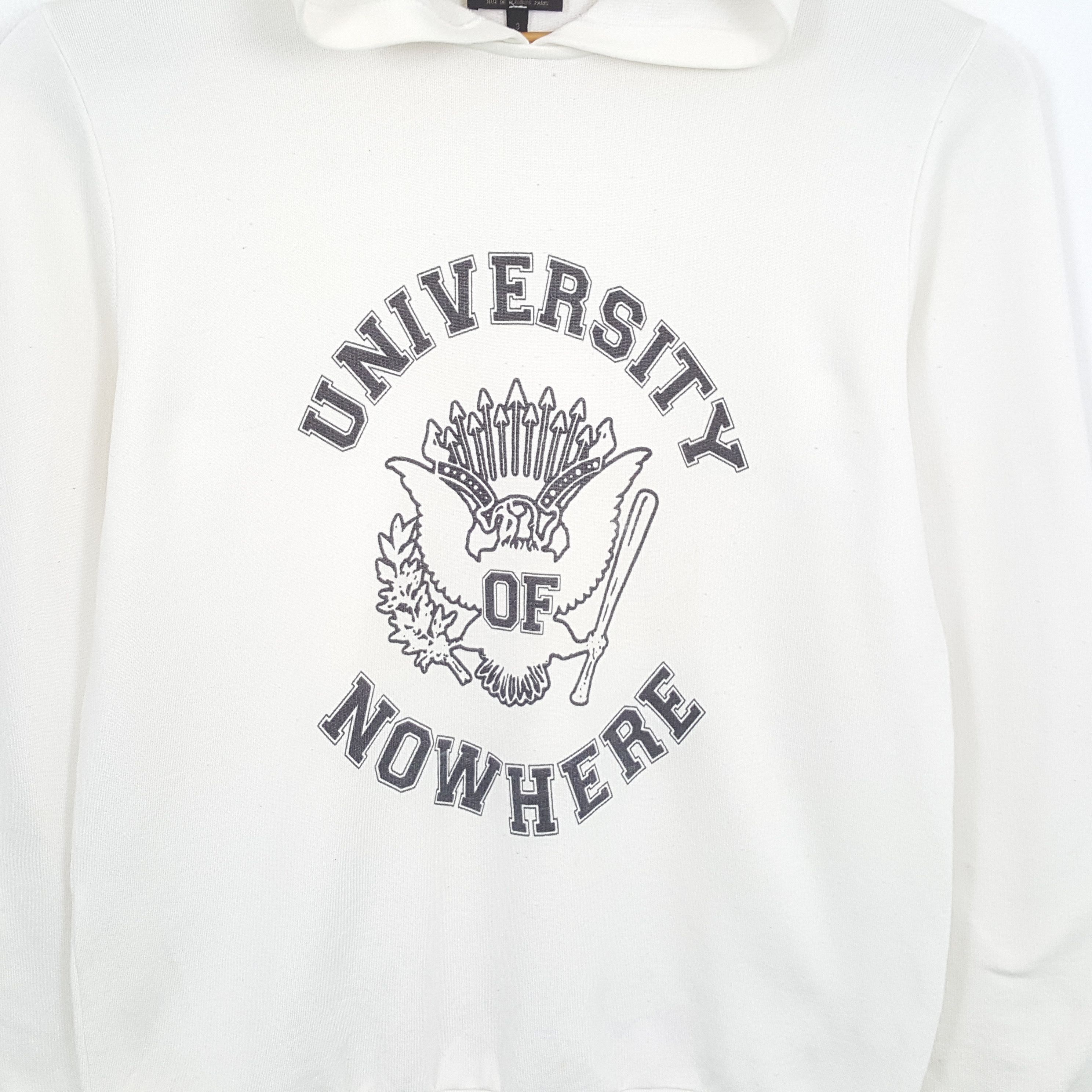 A.P.C. × Vintage Vintage UNIVERSITY OF NOWHERE A.P.C. Japan Brand Sweatshirt Size US M / EU 48-50 / 2 - 2 Thumbnail