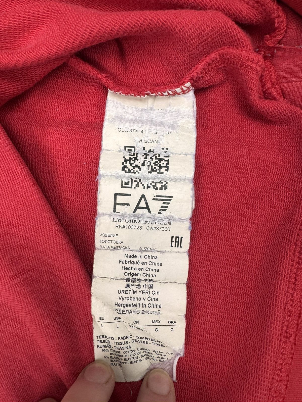 Emporio Armani EA7 Emporio Armani Men Sweatshirt Size M Size US M / EU 48-50 / 2 - 5 Thumbnail