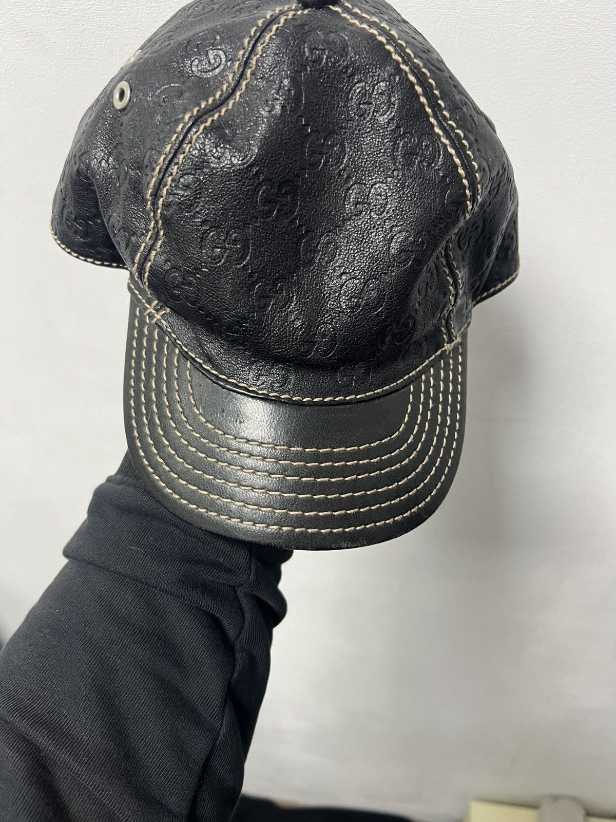 Gucci Vintage Gucci Cap Monogram Size ONE SIZE - 8 Thumbnail