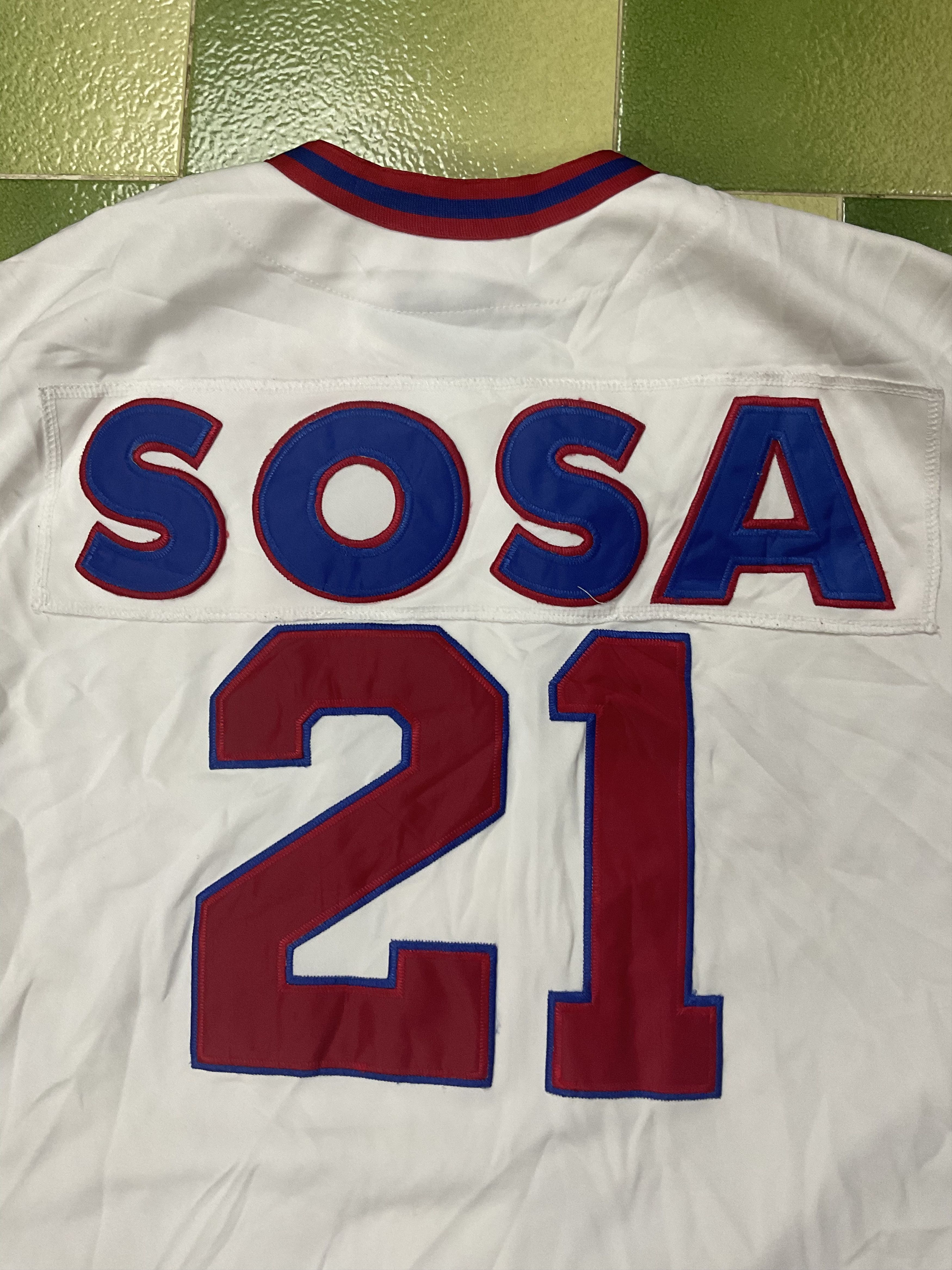 MLB Vintage Sammy Sosa Sleeveless Baseball Jersey 1995-96 3XL Size US XXL / EU 58 / 5 - 8 Thumbnail