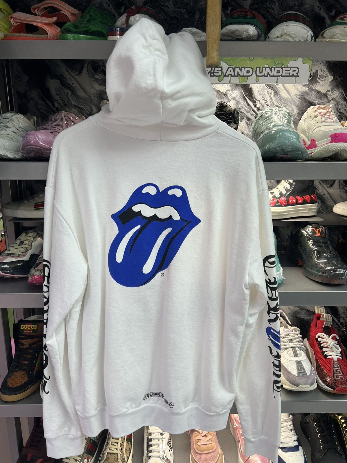 Chrome Hearts Chrome Hearts White Rolling Stone Hoodie Size US S / EU 44-46 / 1 - 2 Thumbnail