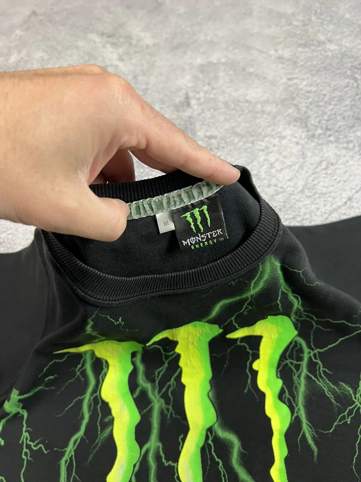Vintage Monster energy big logo T-shirt Size US M / EU 48-50 / 2 - 9 Thumbnail