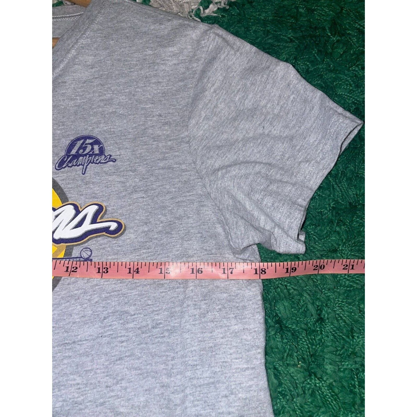 Adidas 2009 NBA Champions Los Angeles Lakers Shirt Tee M Medium Size US M / EU 48-50 / 2 - 7 Thumbnail