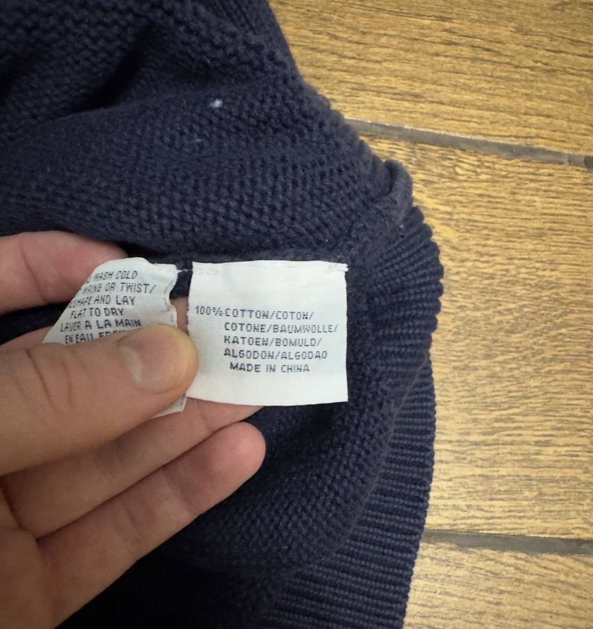 Polo Ralph Lauren × Vintage Vintage Polo Ralph Lauren Distressed Rugby Sweatshirt Size US S / EU 44-46 / 1 - 8 Thumbnail