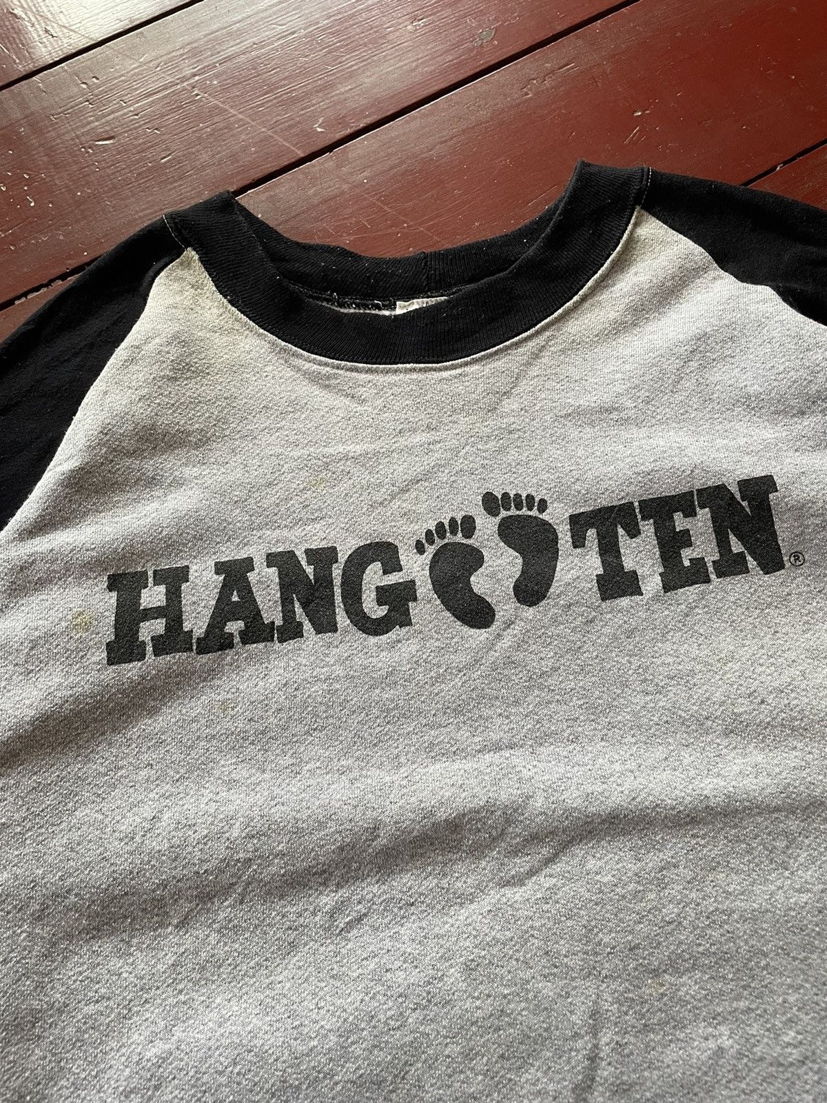 Hang Ten Vintage Hang Ten Raglan Sweater Crewneck Size US M / EU 48-50 / 2 - 7 Thumbnail