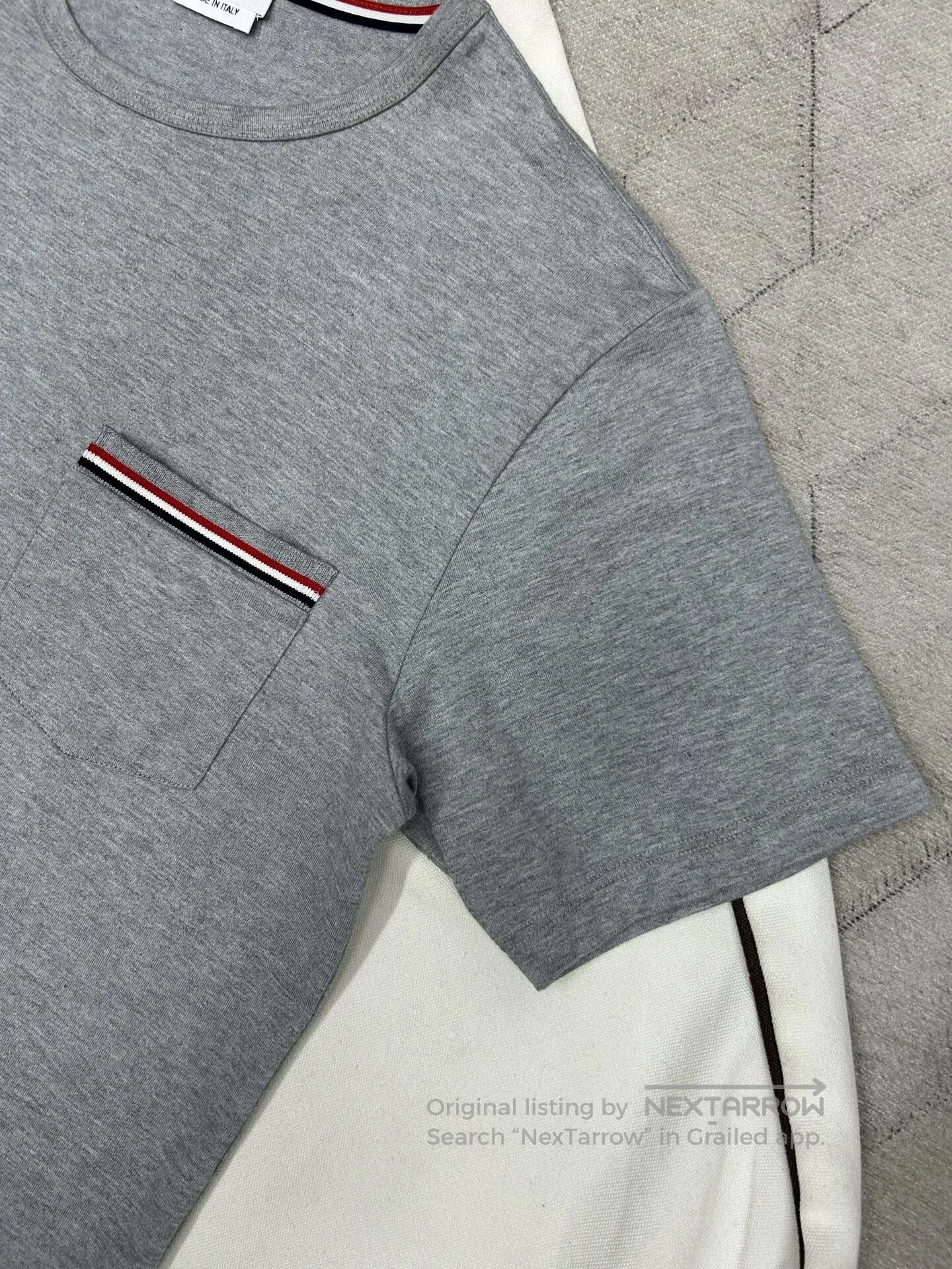 Thom Browne thom browne classic gray t-shirt with stripes. Size US XS / EU 42 / 0 - 5 Thumbnail