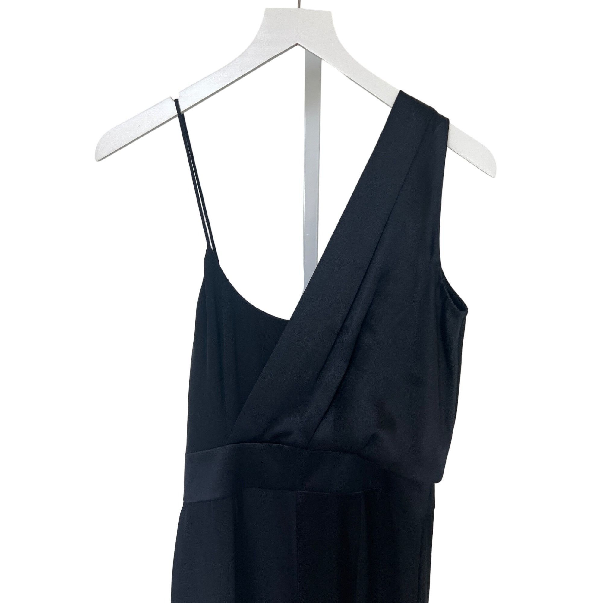 Other Cushnie Black Asymmetrical Top Jumpsuit Size 27" / US 4 / IT 40 - 7 Thumbnail