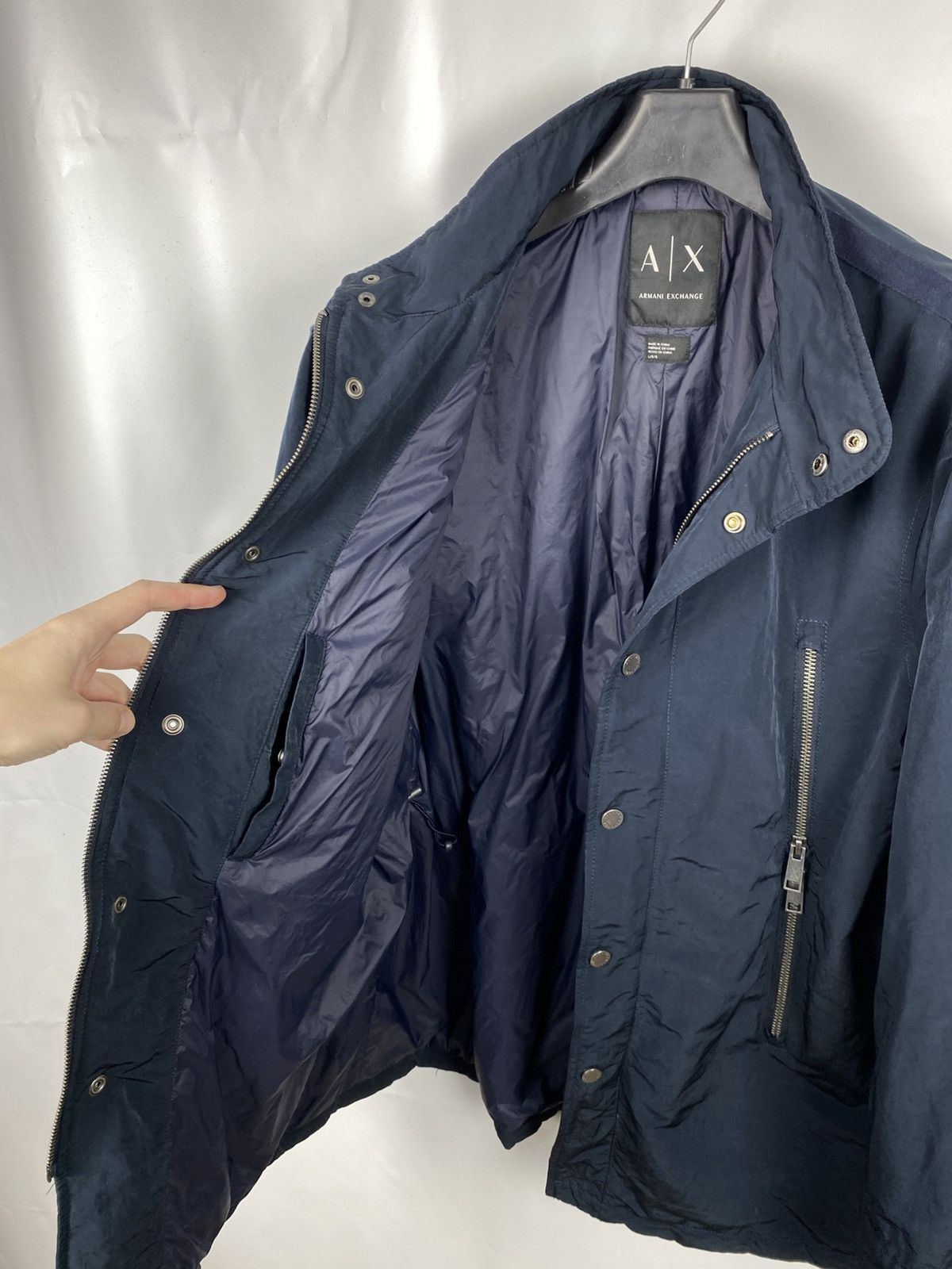 Armani Exchange Armani Exchange Shimmer Parka Men Double-Zippers size L Size US L / EU 52-54 / 3 - 12 Thumbnail