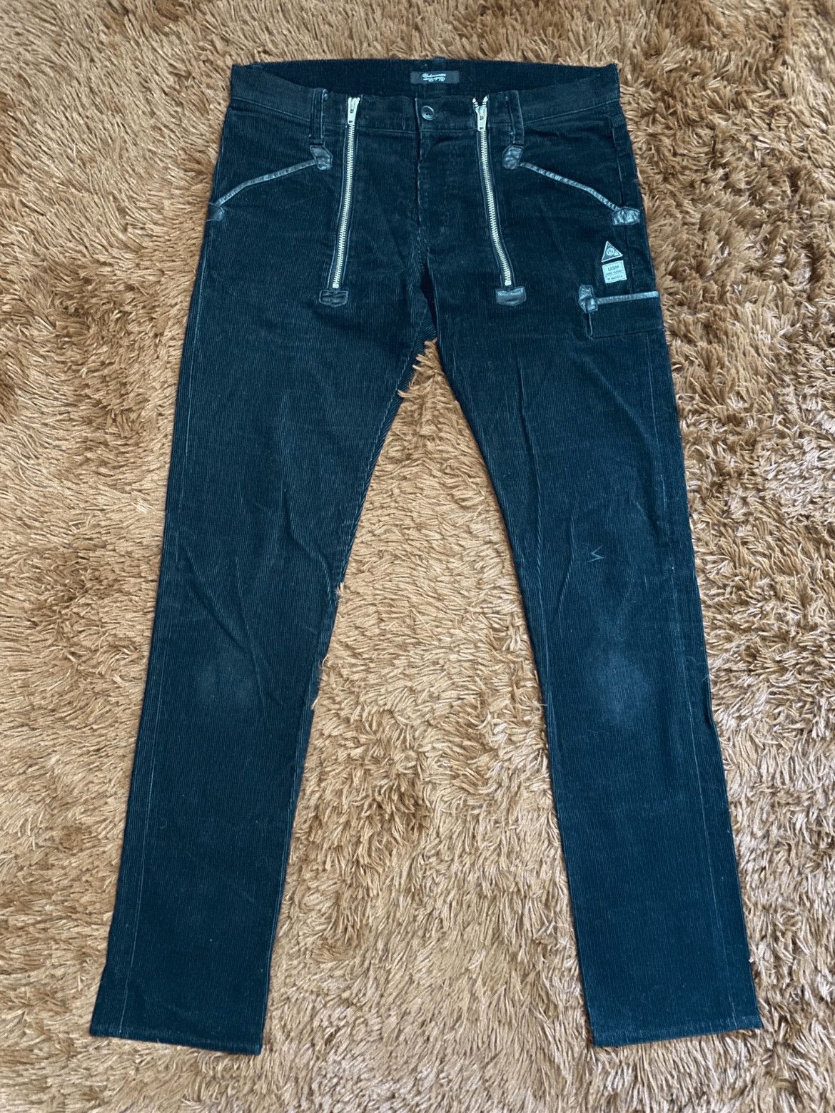 Undercover Undercover SS07 “Purple” Black Wax Zipper Denim