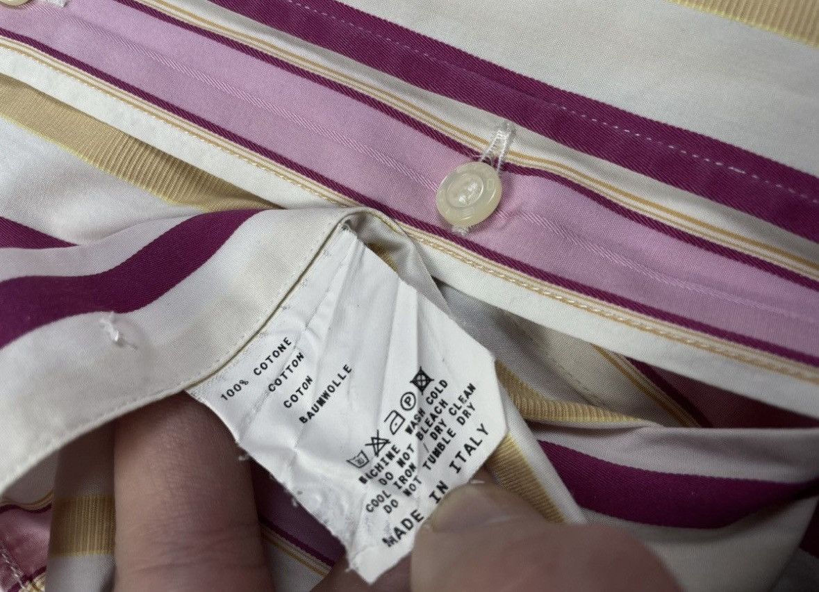 Etro × Vintage X2! Etro Vintage Striped Shirt Size US XL / EU 56 / 4 - 11 Thumbnail