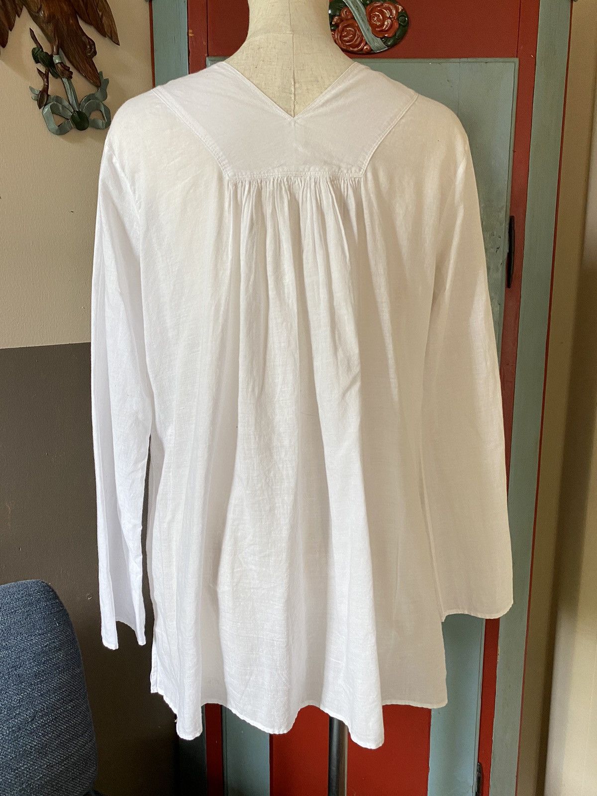 45rpm 45 RPM white V-neck blouse Size XS / US 0-2 / IT 36-38 - 13 Thumbnail