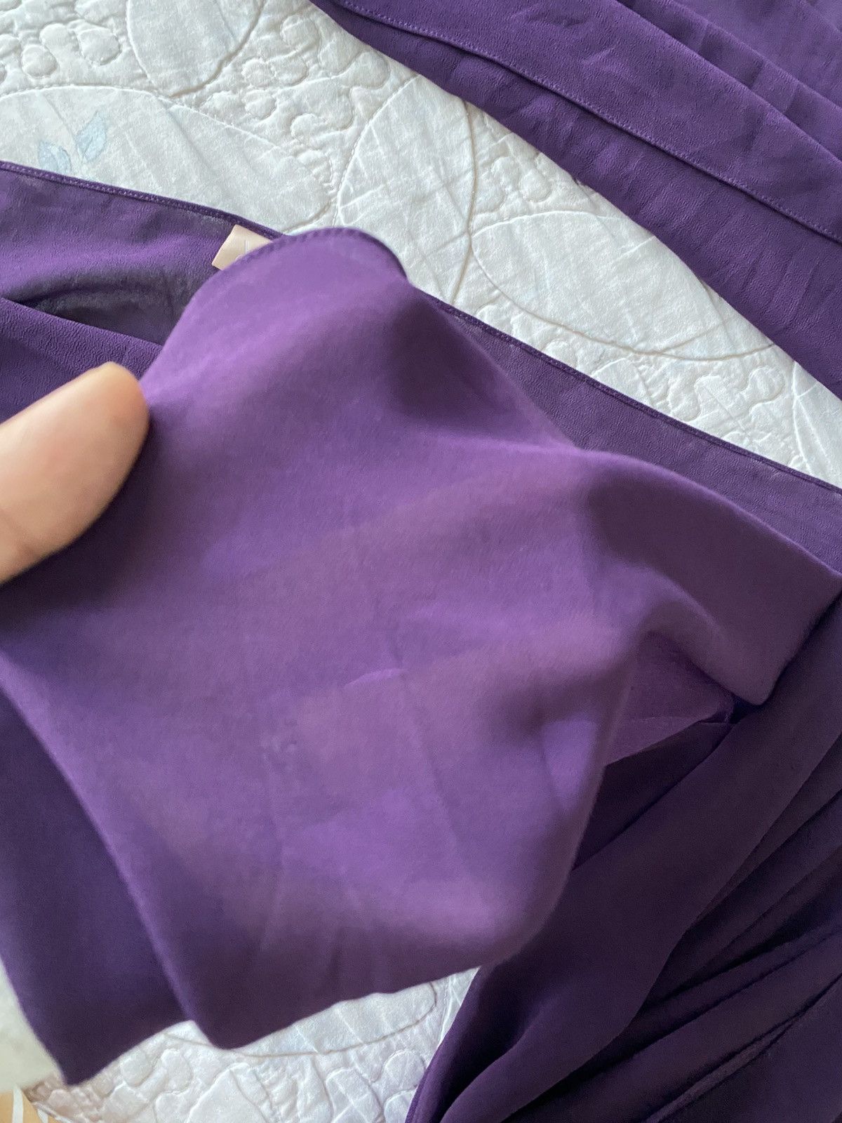 Other VOILE CHIC Premium Chiffon Dark Purple Hijab Scarf Size ONE SIZE - 5 Thumbnail