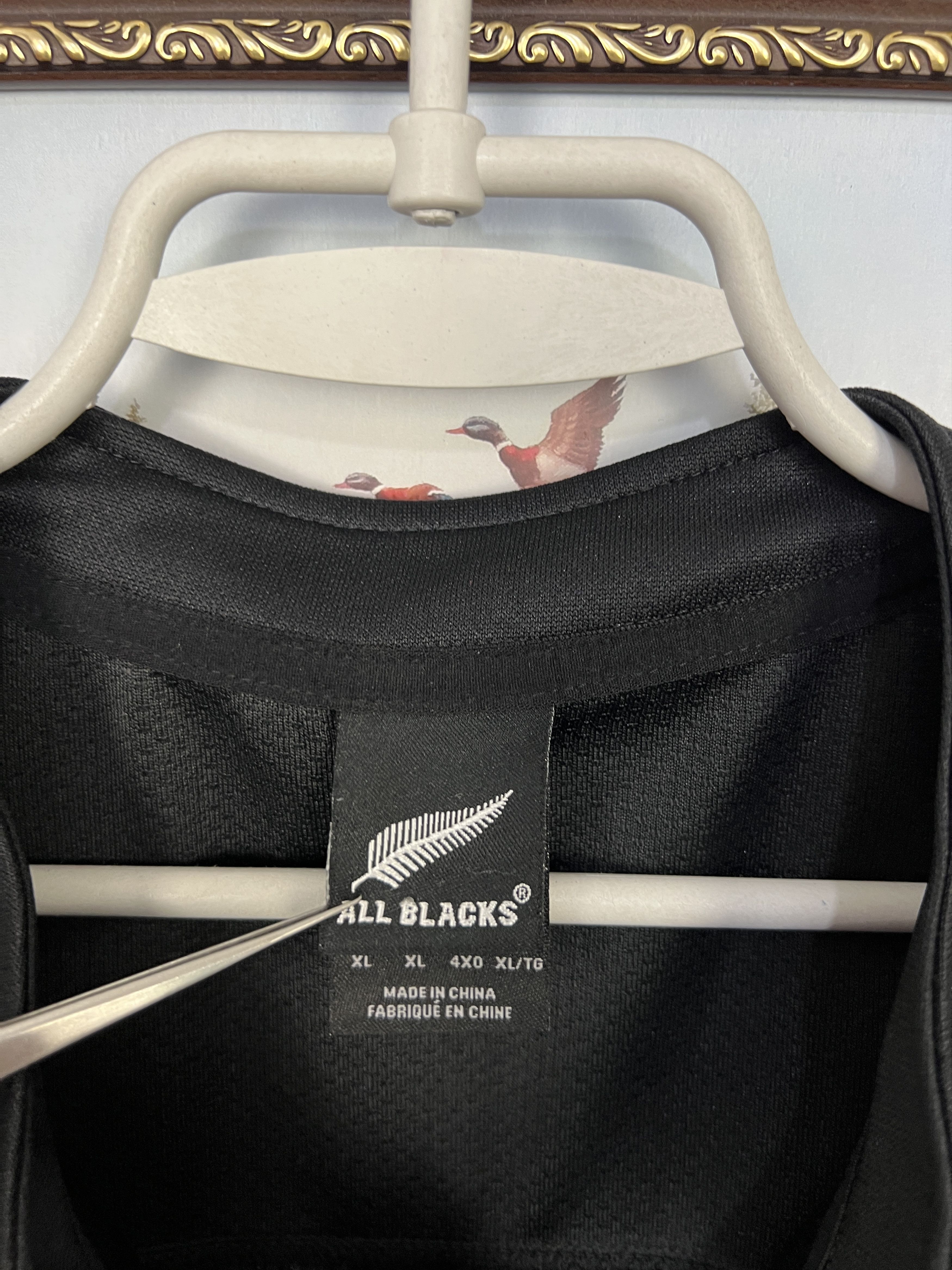 Adidas Vintage Adidas New Zealand All Blacks Rugby Jersey Mens Size US XL / EU 56 / 4 - 7 Thumbnail
