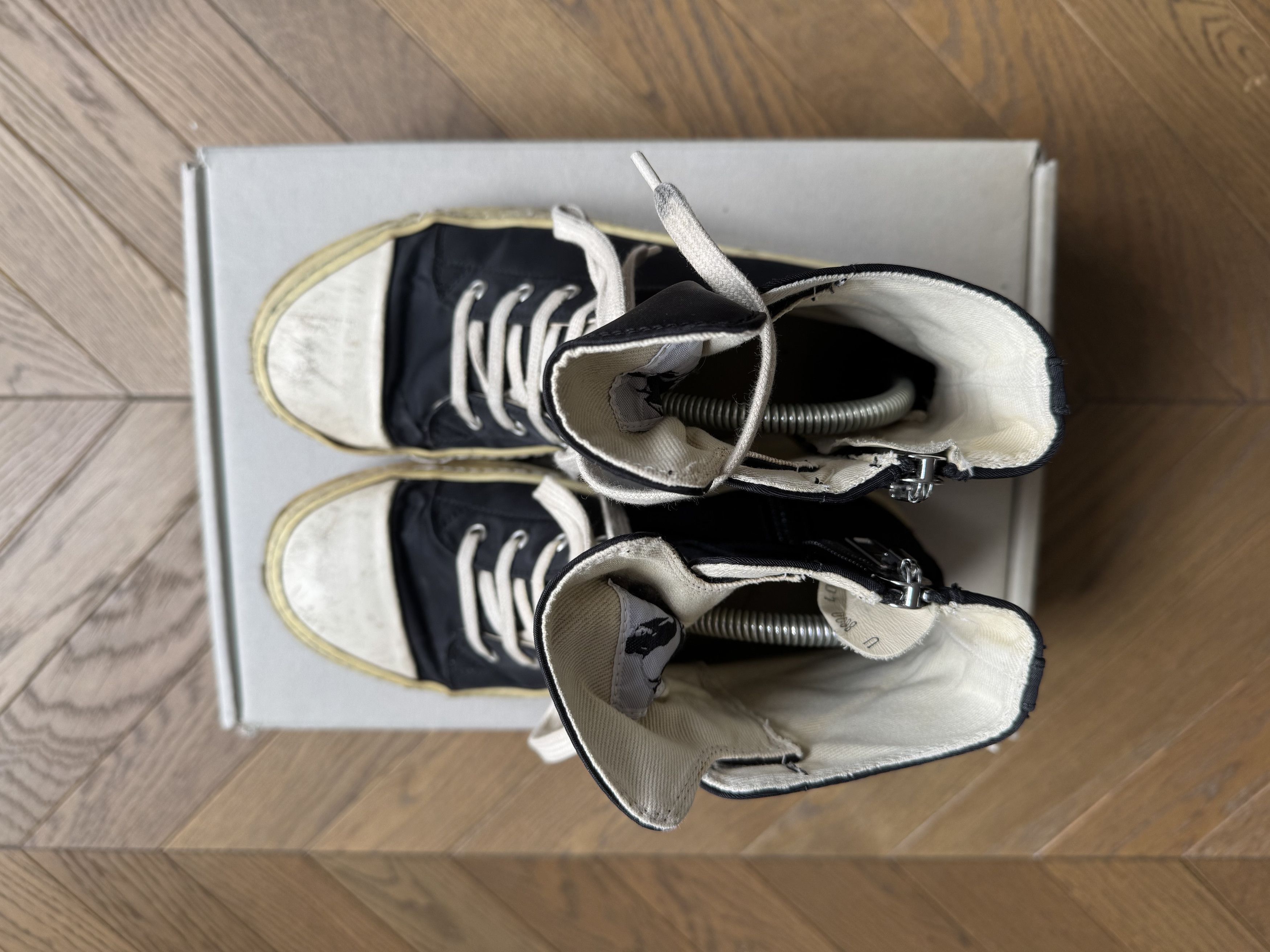 Rick Owens Drkshdw [40] Nylon High Top Ramones Sneakers (AW16) Size US 7 / EU 40 - 5 Thumbnail