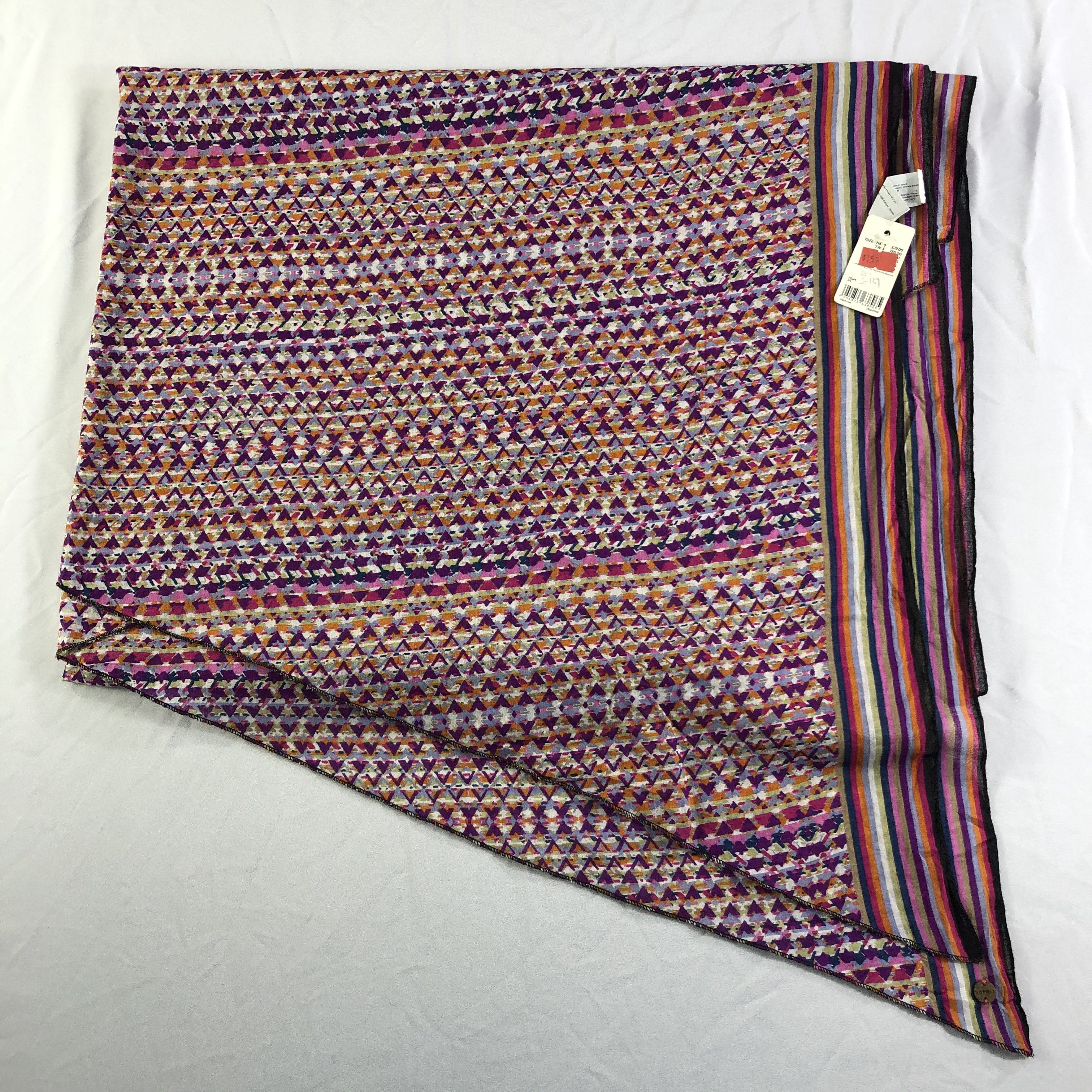 Esprit × Vintage Vintage Esprit Silk Scarf Size ONE SIZE - 2 Thumbnail