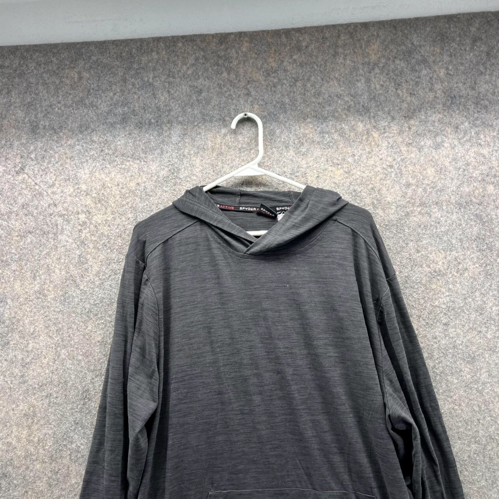 Spyder Spyder Sweater Men XXL Adult Black Hooded Sweatshirt Pullover Polyester Active Size US XXL / EU 58 / 5 - 2 Thumbnail