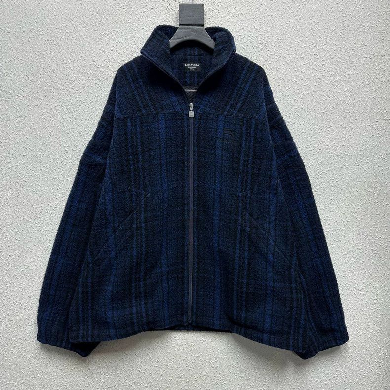 Balenciaga Balenciaga Sporty B Wool Zip Jacket Size US M / EU 48-50 / 2 - 1 Thumbnail