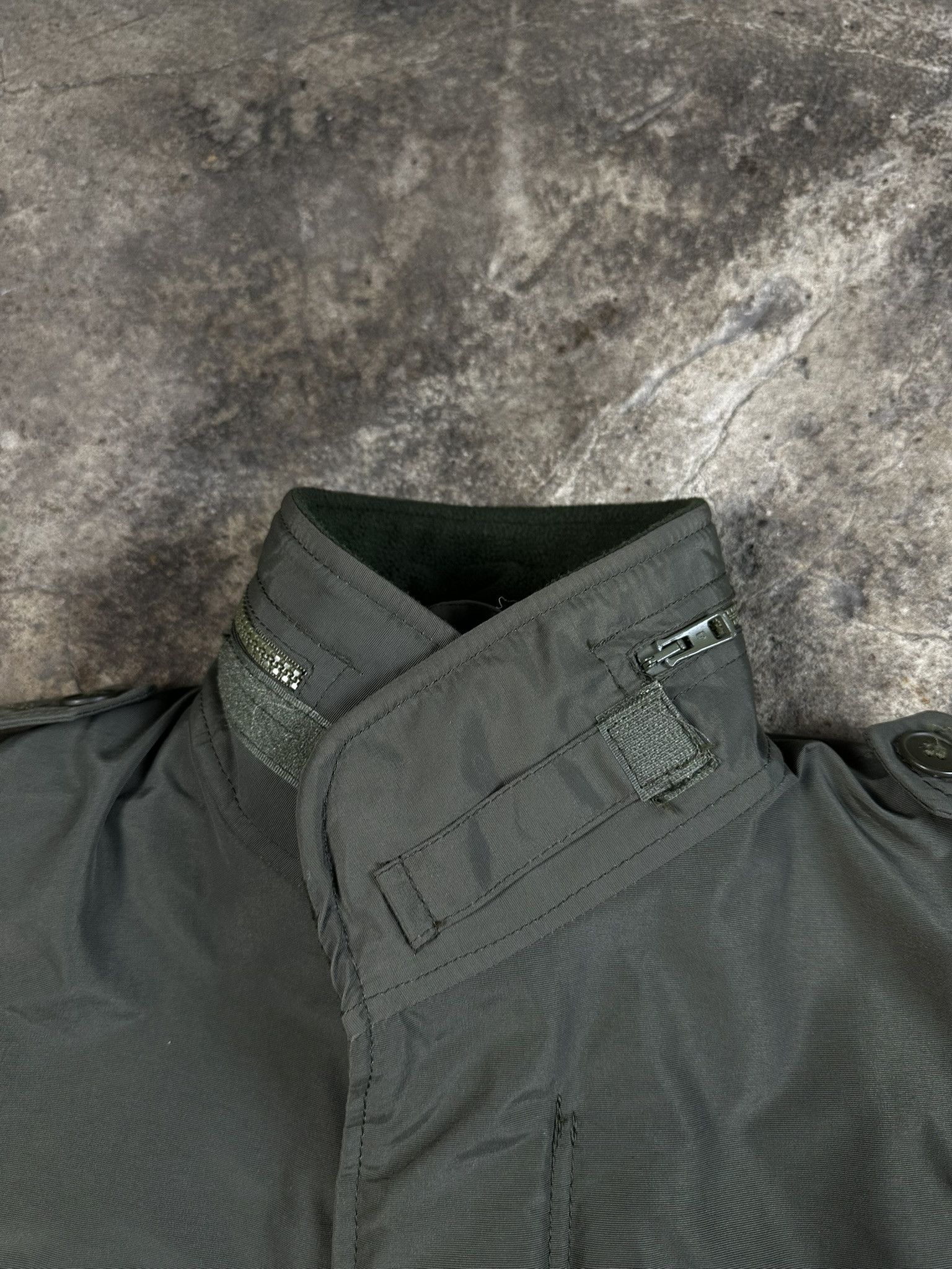Vintage 90s Polish Army Nylon Military Bomber Vintage Size US XL / EU 56 / 4 - 3 Thumbnail