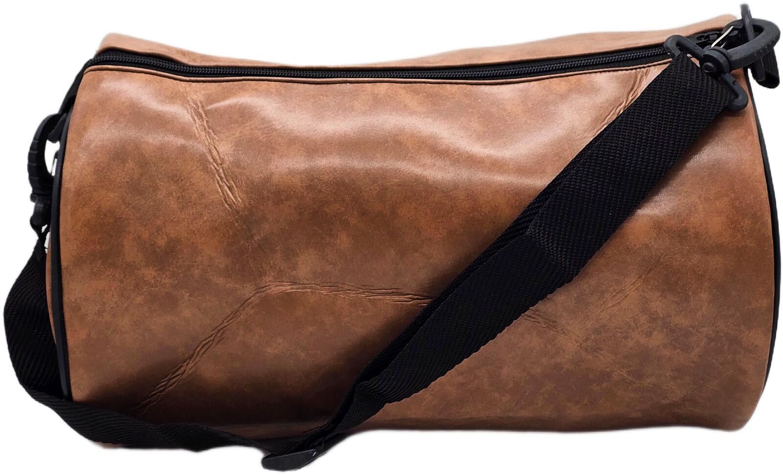 Genetic Manipulation Shinichiro Kuriya Brown Sport Barrel Duffel Bag with Adjustable Strap Size ONE SIZE - 5 Thumbnail
