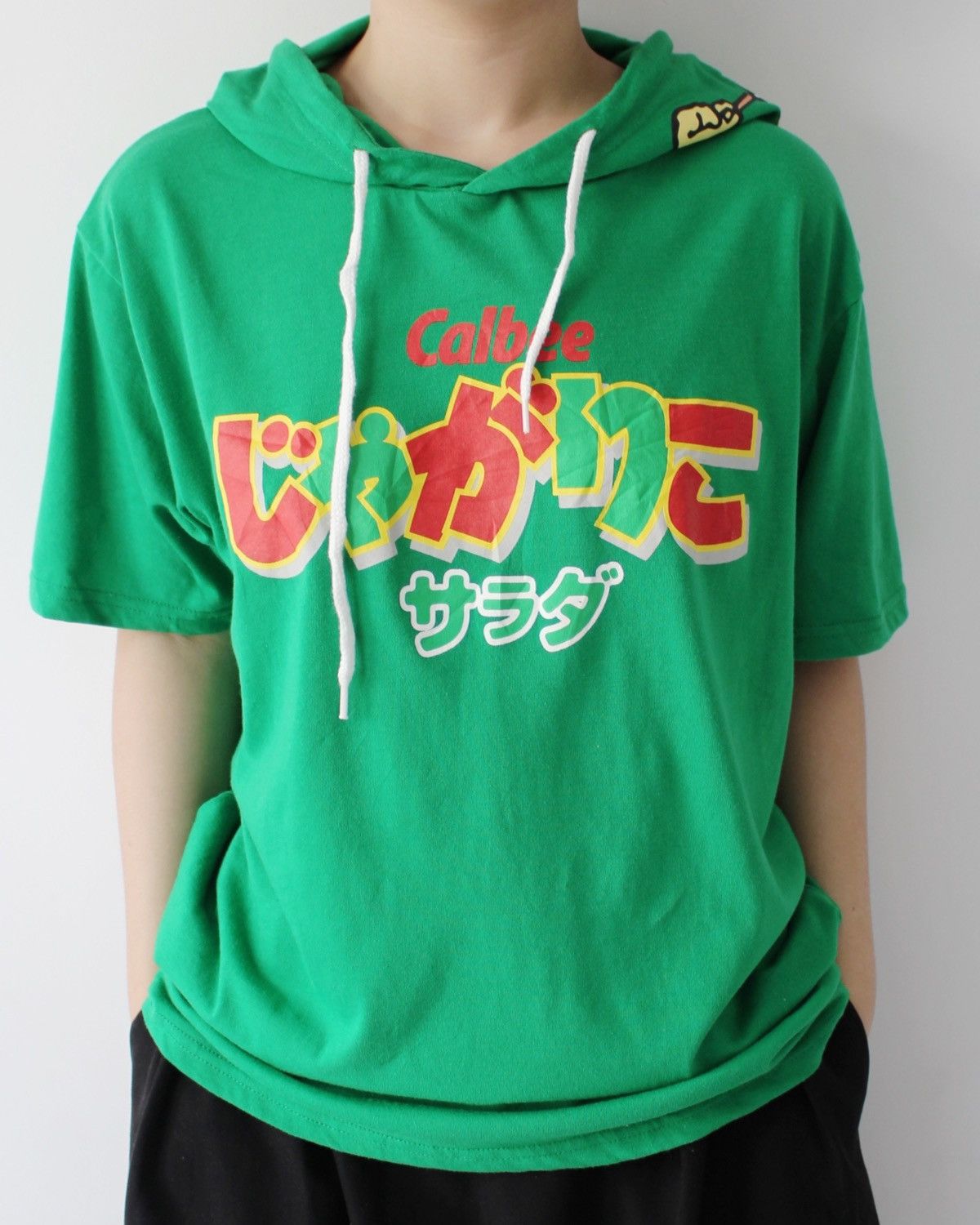 Hysteric Glamour OKASHI COLLABO CALBEE SHORT SLEEVE HOODIE Size US XL / EU 56 / 4 - 2 Thumbnail