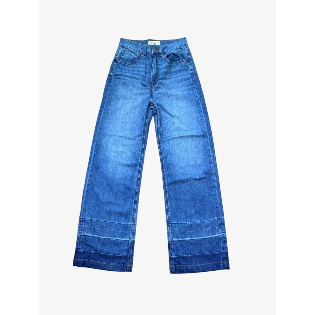 Current/Elliot Current Elliott "Navigator" Wide Leg Jeans 27 Doheny Wash He Size 27" / US 4 / IT 40 - 3 Thumbnail