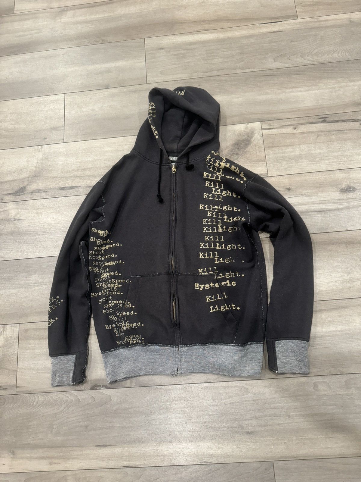 Hysteric Glamour Hysteric Glamour typewriter hoodie | Grailed