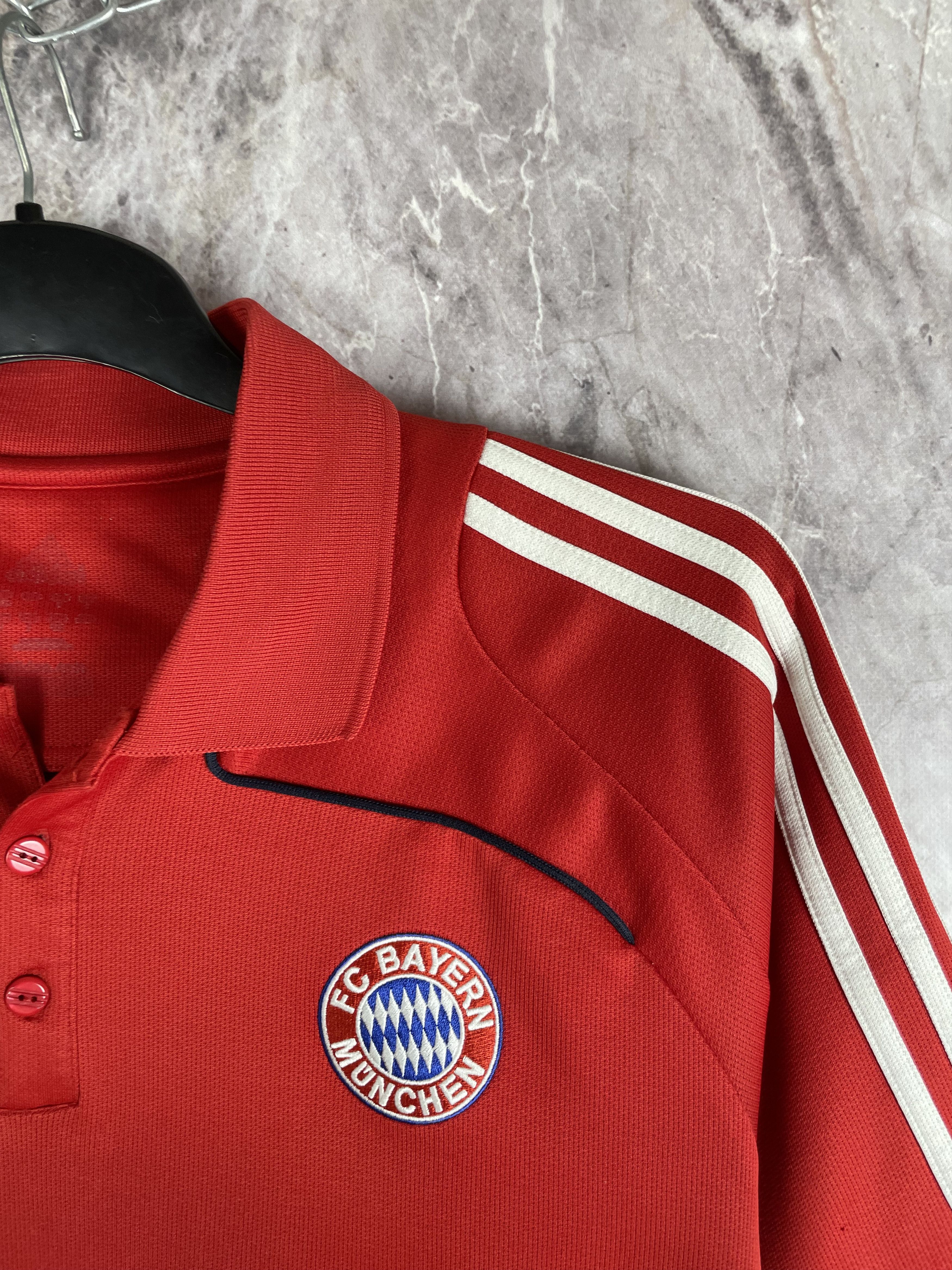 Adidas Bayern Munich Adidas Polo Shirt Size US XL / EU 56 / 4 - 4 Thumbnail