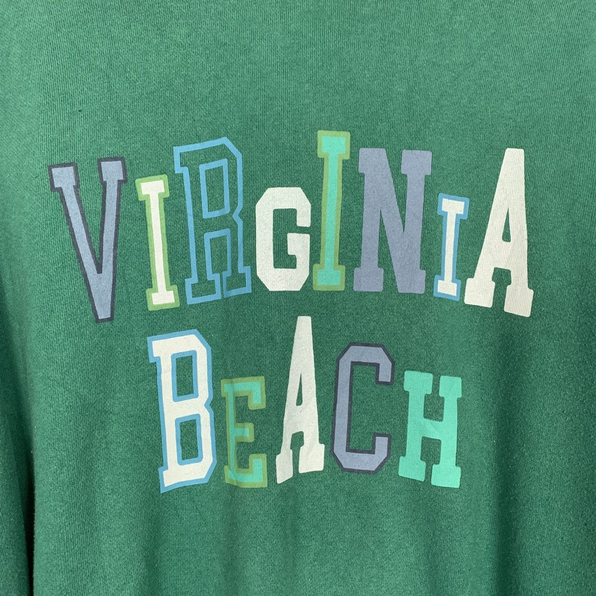 Japanese Brand Virginia Beach Crewneck Sweatshirt Size M / US 6-8 / IT 42-44 - 10 Thumbnail